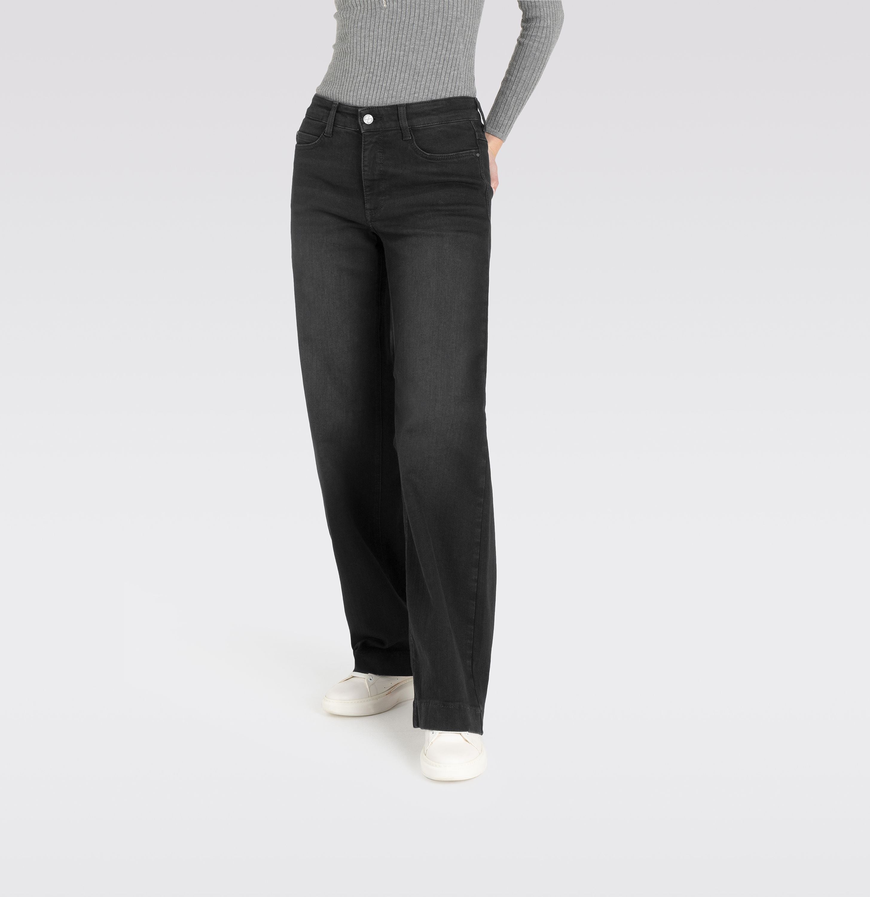 MAC JEANS - DREAM WIDE, Authentic mega flex - Wide Fit - 5439-90-0358L-D988 - grau
