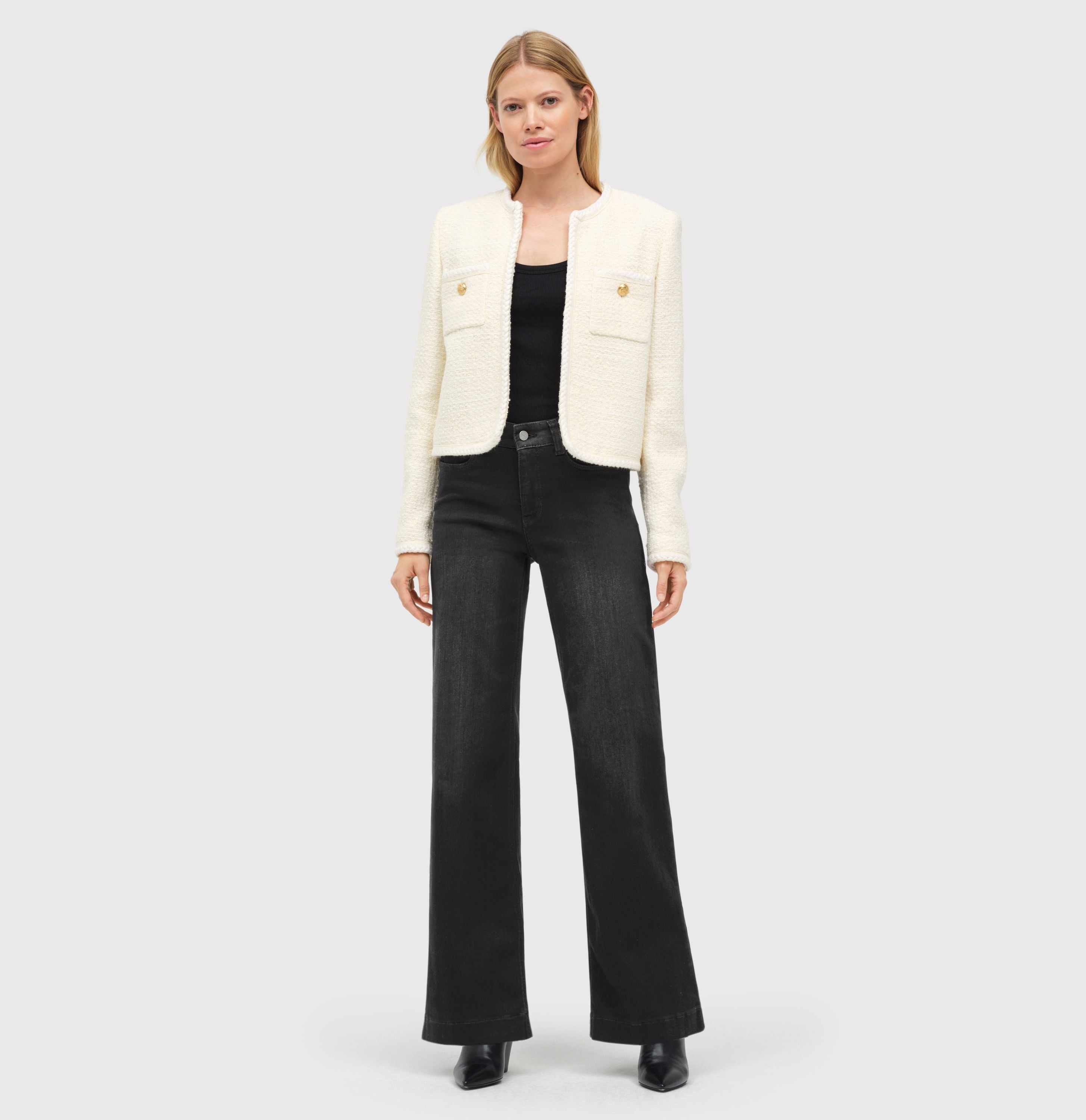 MAC JEANS - DREAM WIDE, Authentic mega flex - Wide Fit - 5439-90-0358L-D988 - grau