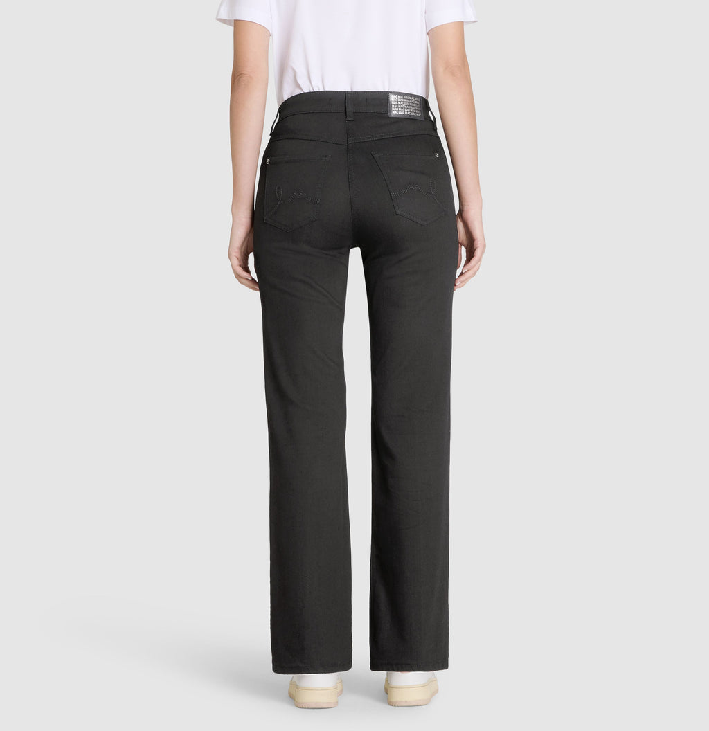 MAC JEANS - LAURA, Authentic Stretch Denim - Flared Fit - 5225-90-0387L-D999 - schwarz