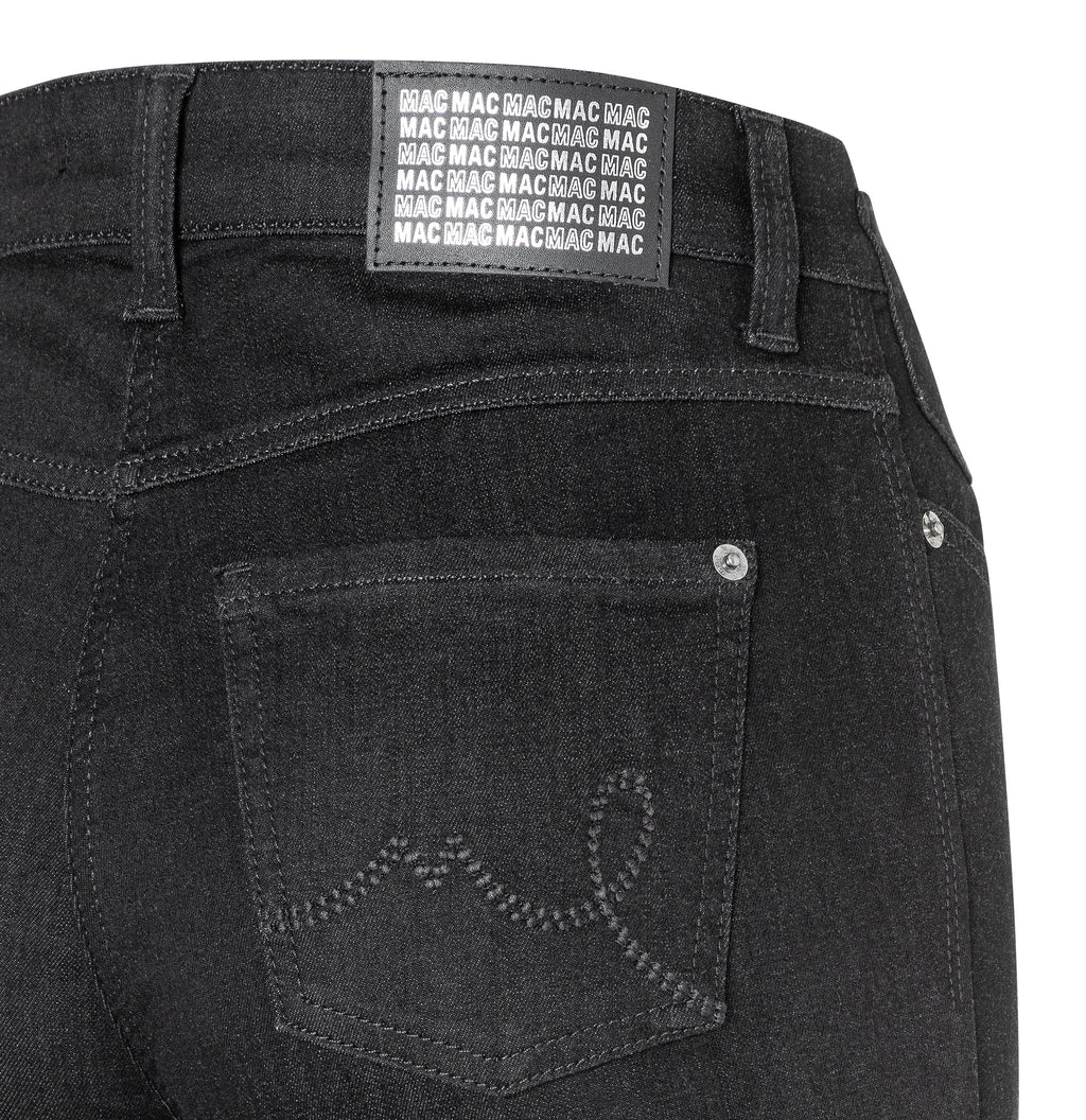 MAC JEANS - LAURA, Authentic Stretch Denim - Flared Fit - 5225-90-0387L-D999 - schwarz