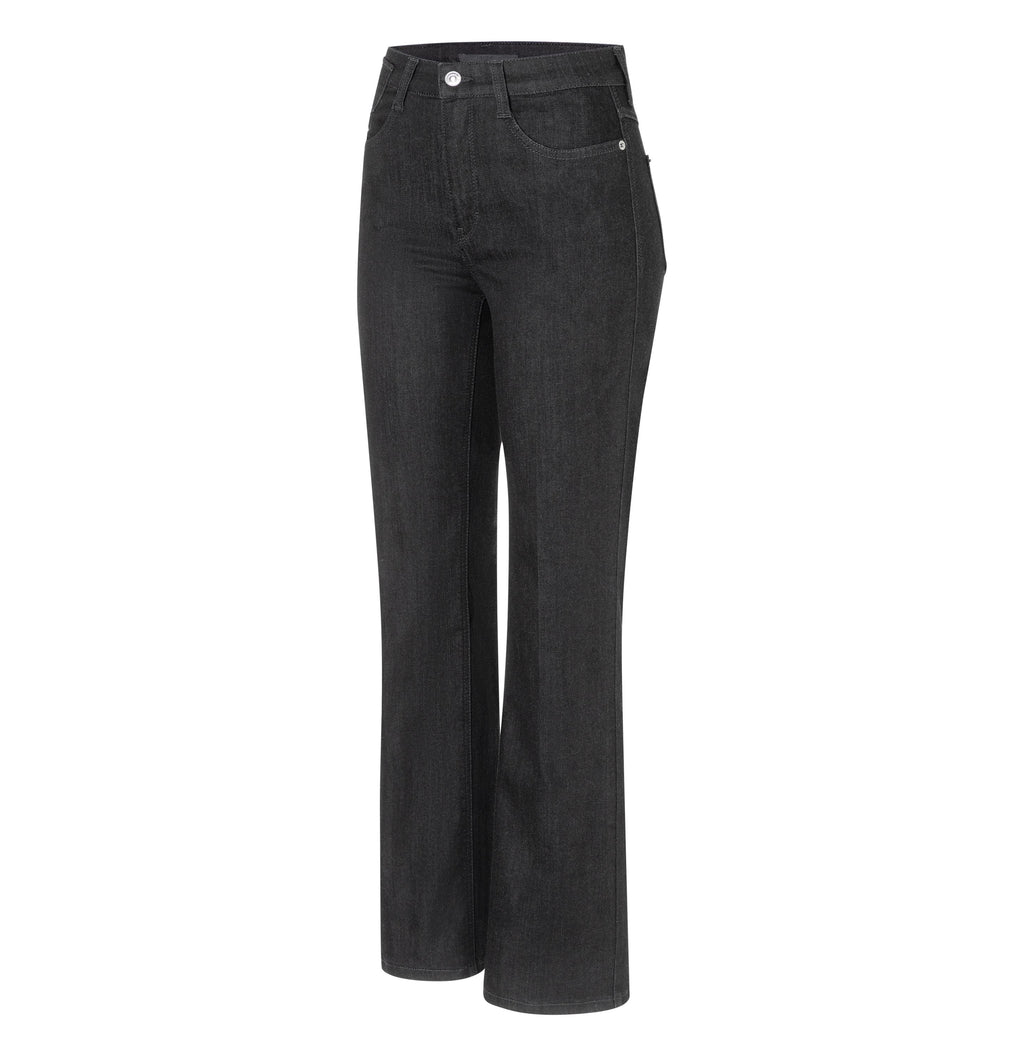 MAC JEANS - LAURA, Authentic Stretch Denim - Flared Fit - 5225-90-0387L-D999 - schwarz