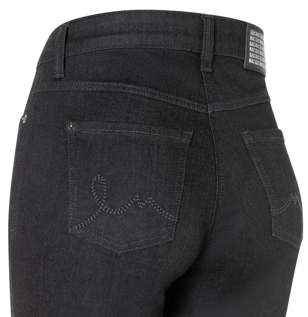 MAC JEANS - LAURA, Authentic Stretch Denim - Flared Fit - 5225-90-0387L-D999 - schwarz