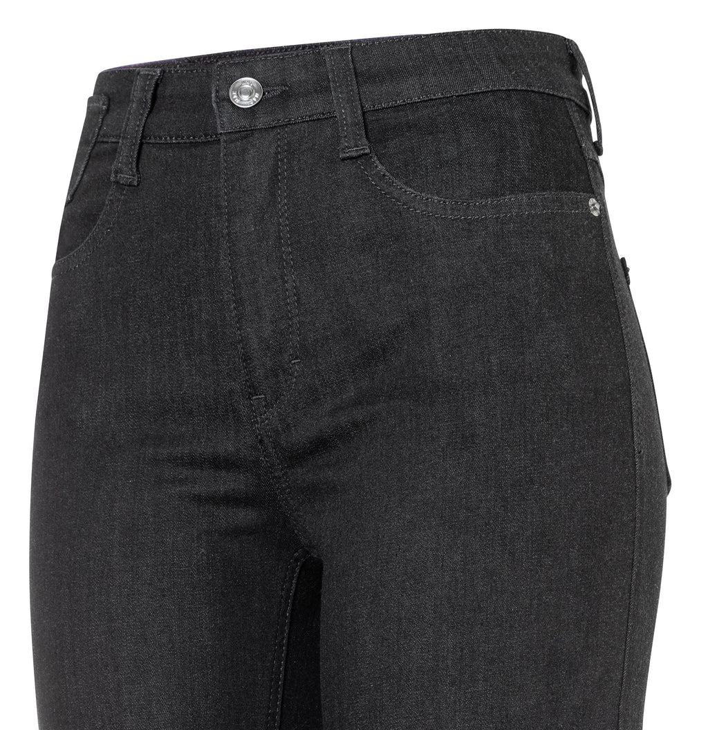 MAC JEANS - LAURA, Authentic Stretch Denim - Flared Fit - 5225-90-0387L-D999 - schwarz
