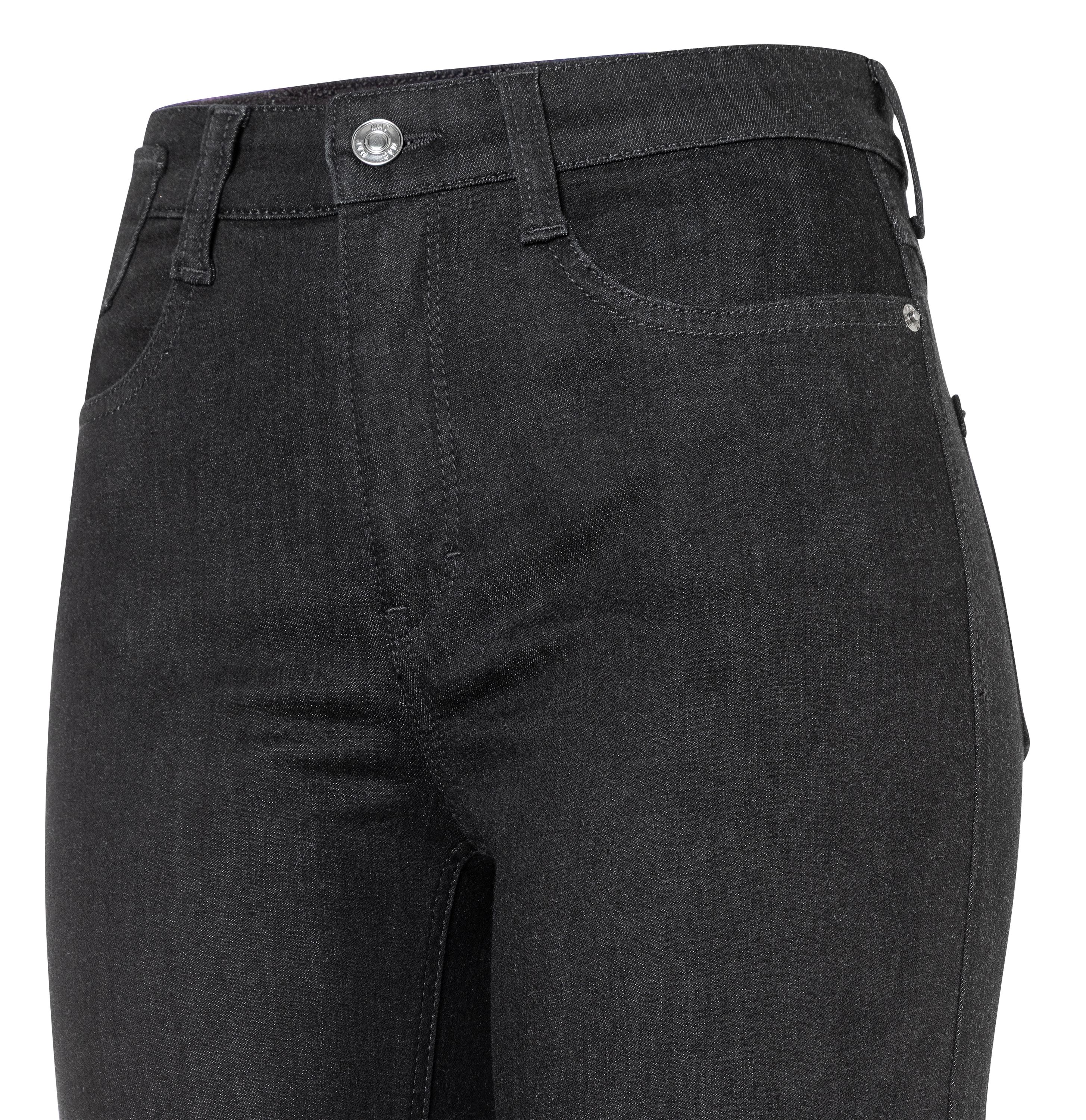 MAC JEANS - LAURA, Authentic Stretch Denim - Flared Fit - 5225-90-0387L-D999 - schwarz