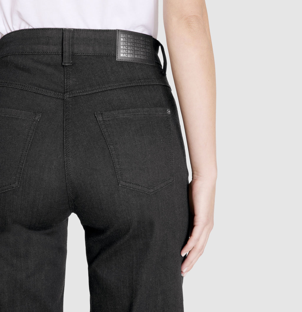 MAC JEANS - WIDE, Authentic Stretch Denim - Wide Fit - 5228-90-0387L-D999 - schwarz