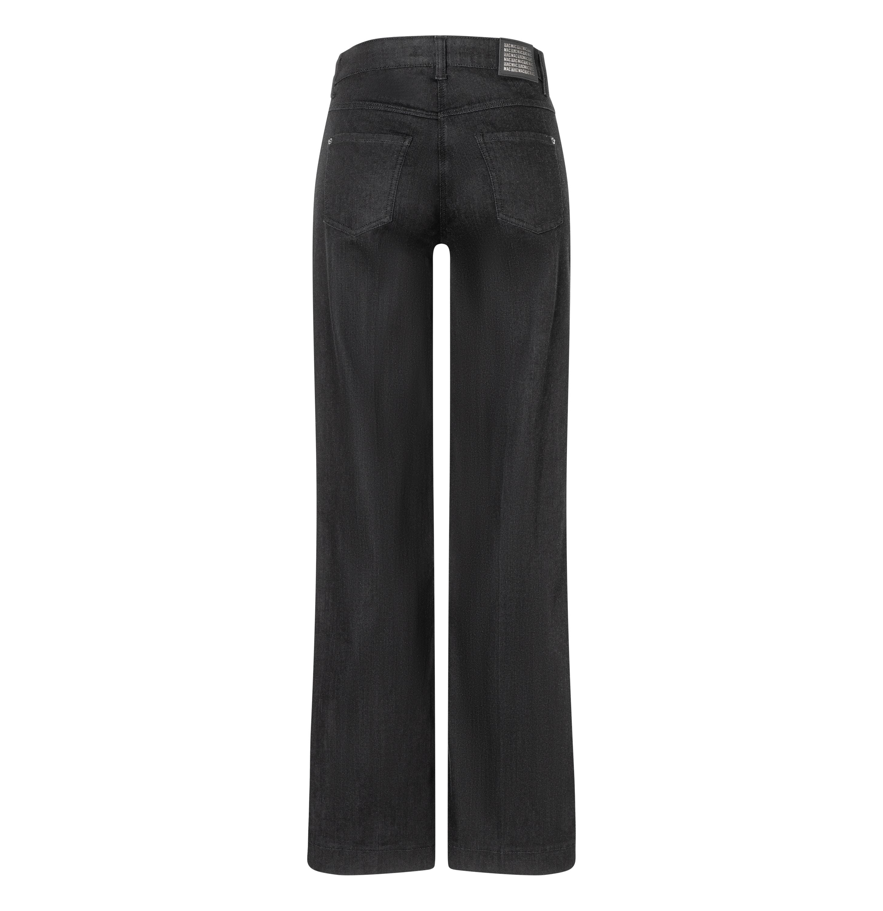 MAC JEANS - WIDE, Authentic Stretch Denim - Wide Fit - 5228-90-0387L-D999 - schwarz