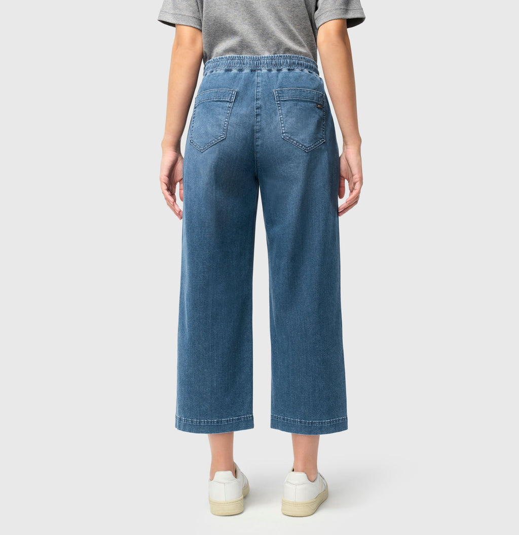 MAC JEANS - CULOTTE, Super soft summer denim -  - 2787-90-0352L-D447 - blau