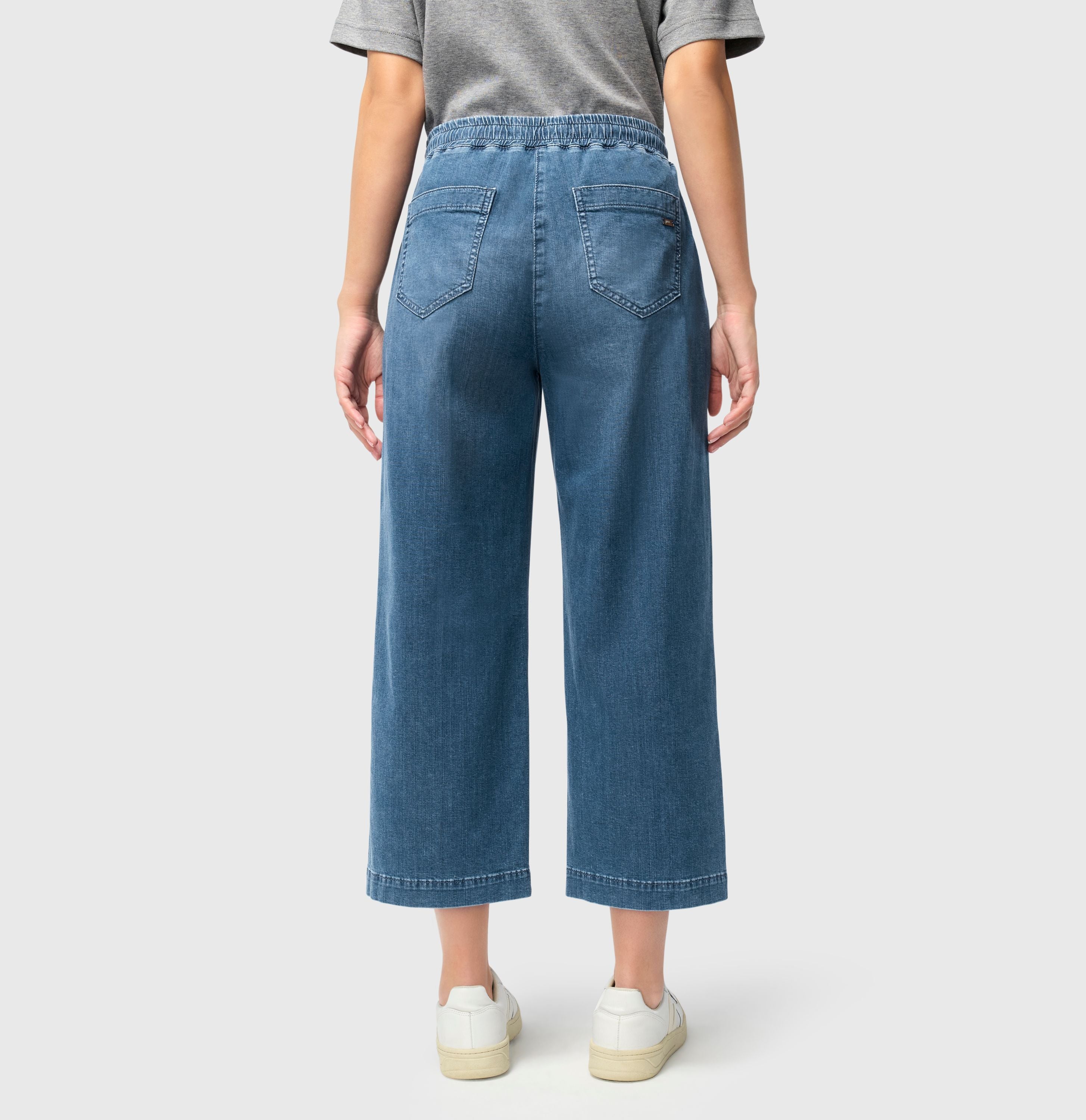 MAC JEANS - CULOTTE, Super soft summer denim -  - 2787-90-0352L-D447 - blau