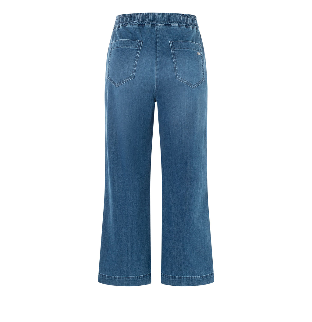 MAC JEANS - CULOTTE, Super soft summer denim -  - 2787-90-0352L-D447 - blau