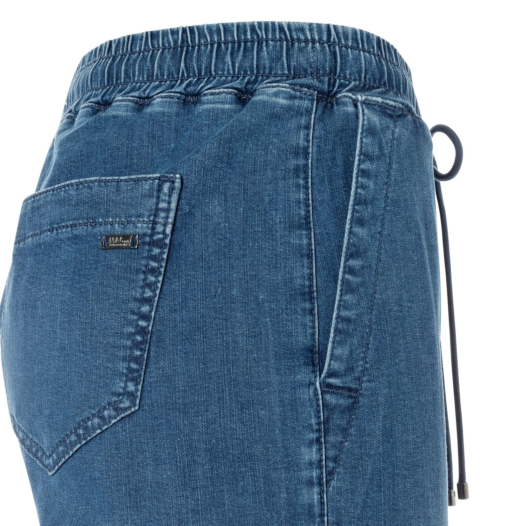 MAC JEANS - CULOTTE, Super soft summer denim -  - 2787-90-0352L-D447 - blau