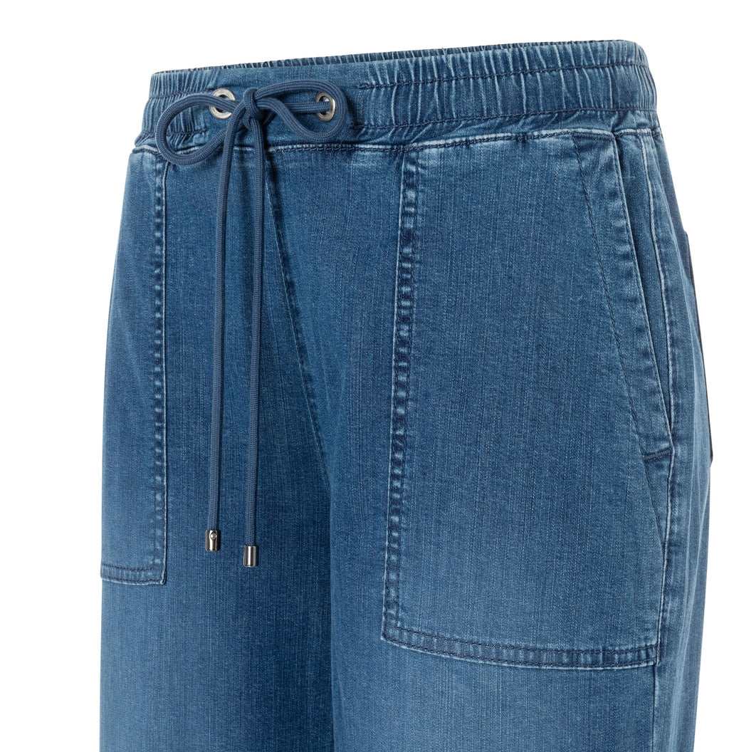 MAC JEANS - CULOTTE, Super soft summer denim -  - 2787-90-0352L-D447 - blau