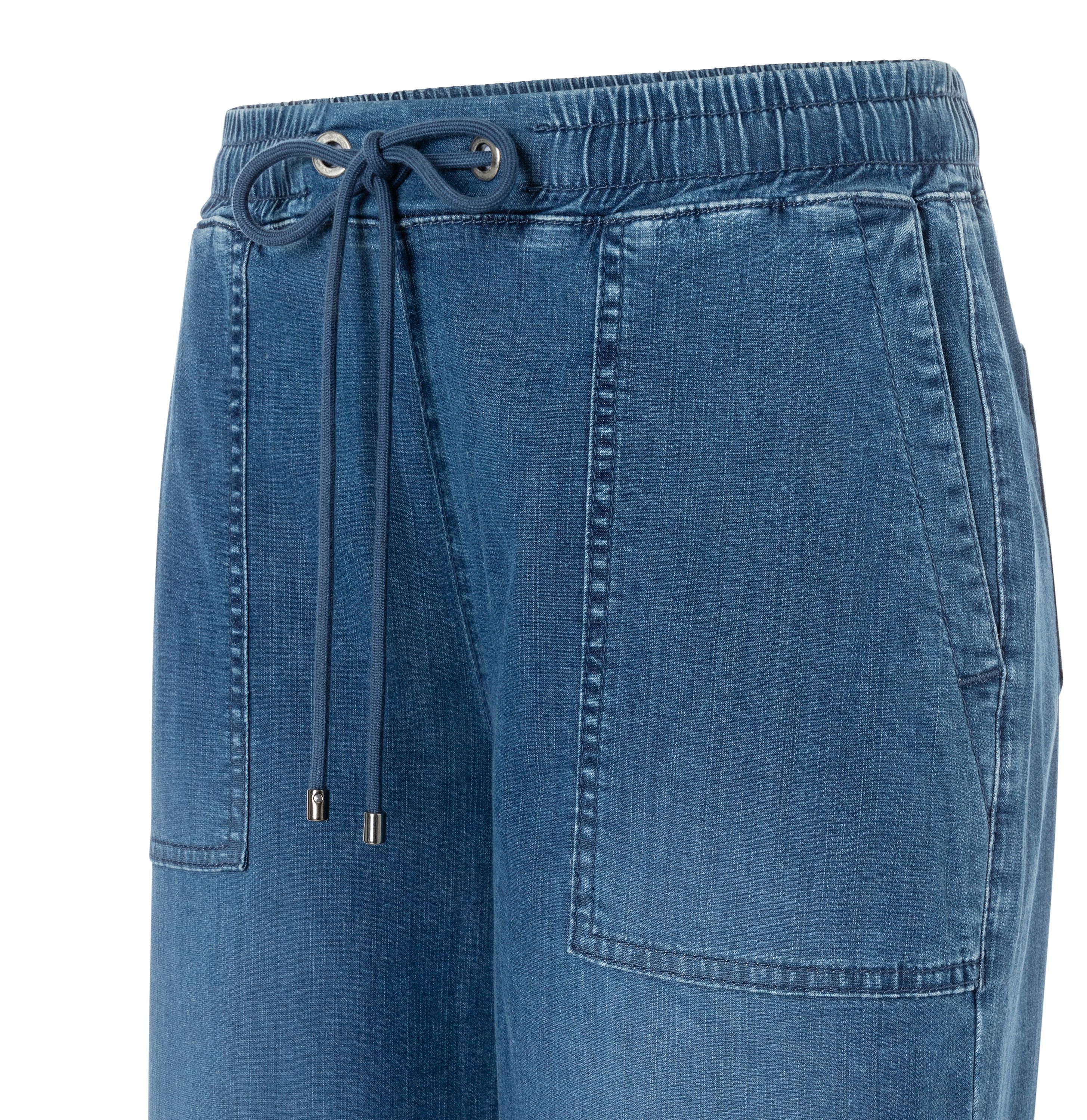 MAC JEANS - CULOTTE, Super soft summer denim -  - 2787-90-0352L-D447 - blau