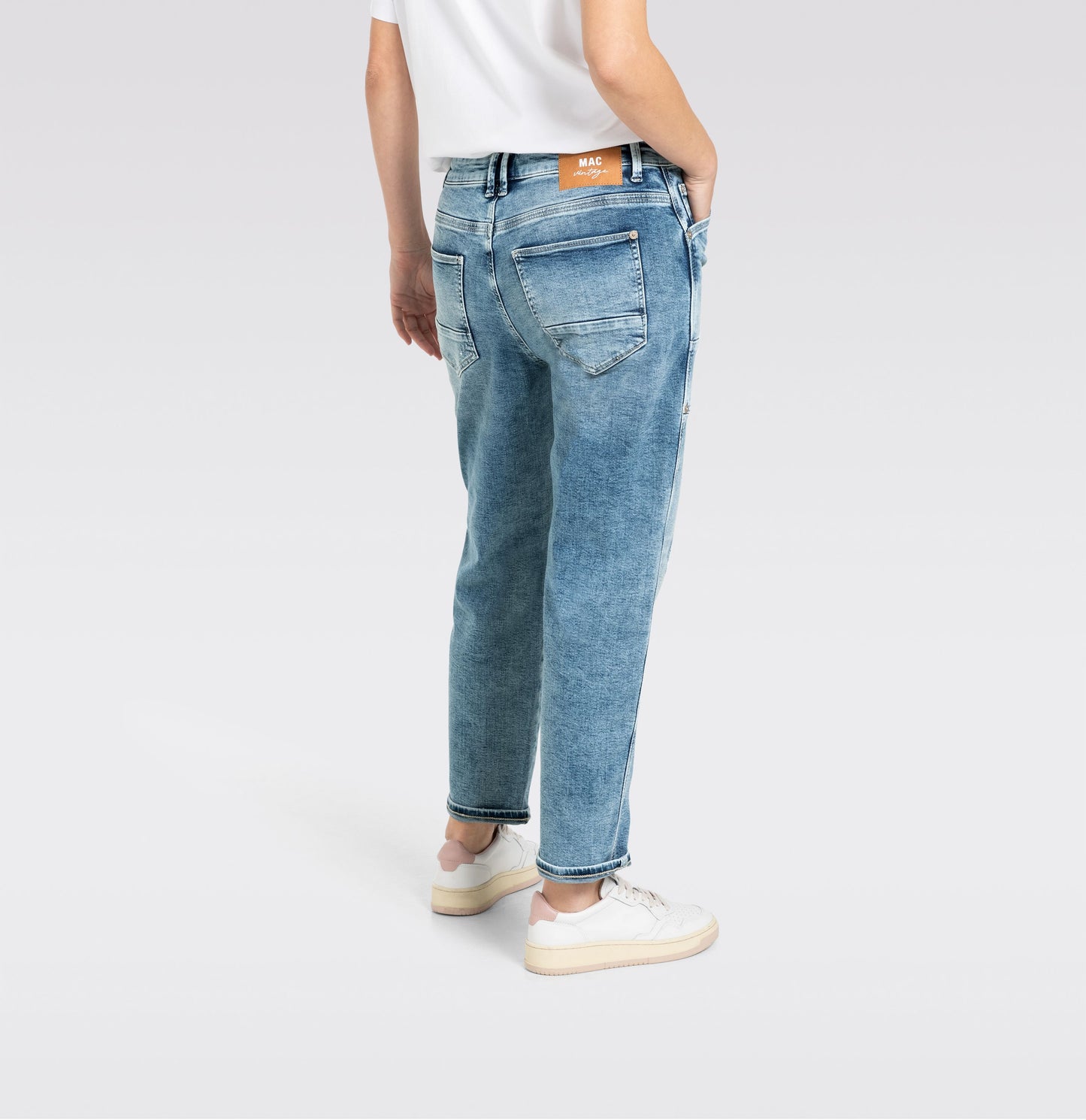 MAC JEANS - IOWA, Auth. comfort vintage denim - Relaxed Fit - 2803-90-0333L-D475 - blau