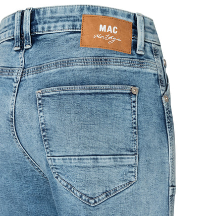 MAC JEANS - IOWA, Auth. comfort vintage denim - Relaxed Fit - 2803-90-0333L-D475 - blau