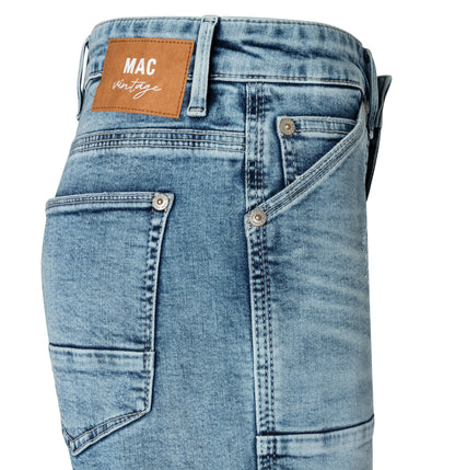 MAC JEANS - IOWA, Auth. comfort vintage denim - Relaxed Fit - 2803-90-0333L-D475 - blau