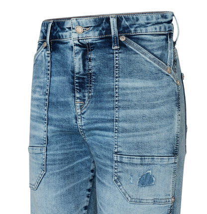 MAC JEANS - IOWA, Auth. comfort vintage denim - Relaxed Fit - 2803-90-0333L-D475 - blau