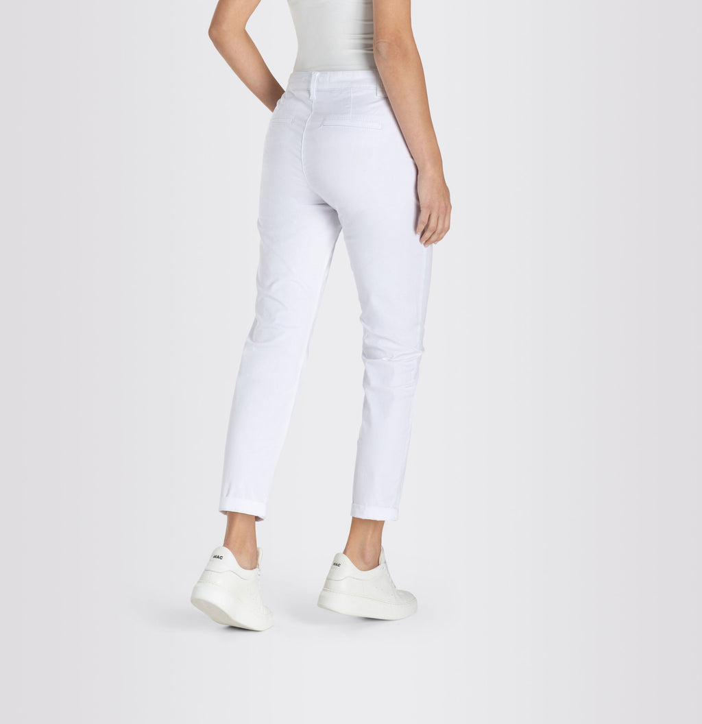 MAC JEANS - CHINO, Authentic stretch gabardine - Slim Fit - 3075-00-0434L-010 - weiß