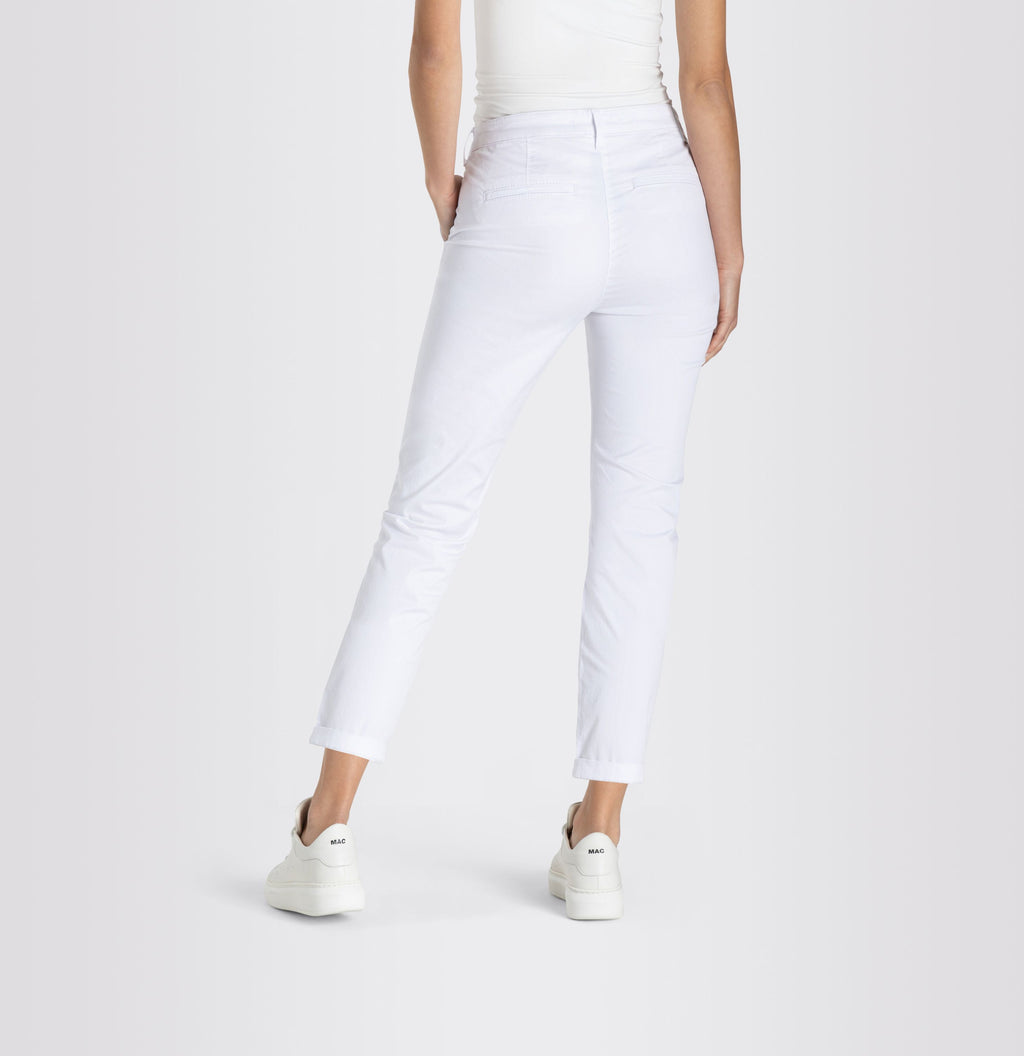 MAC JEANS - CHINO, Authentic stretch gabardine - Slim Fit - 3075-00-0434L-010 - weiß