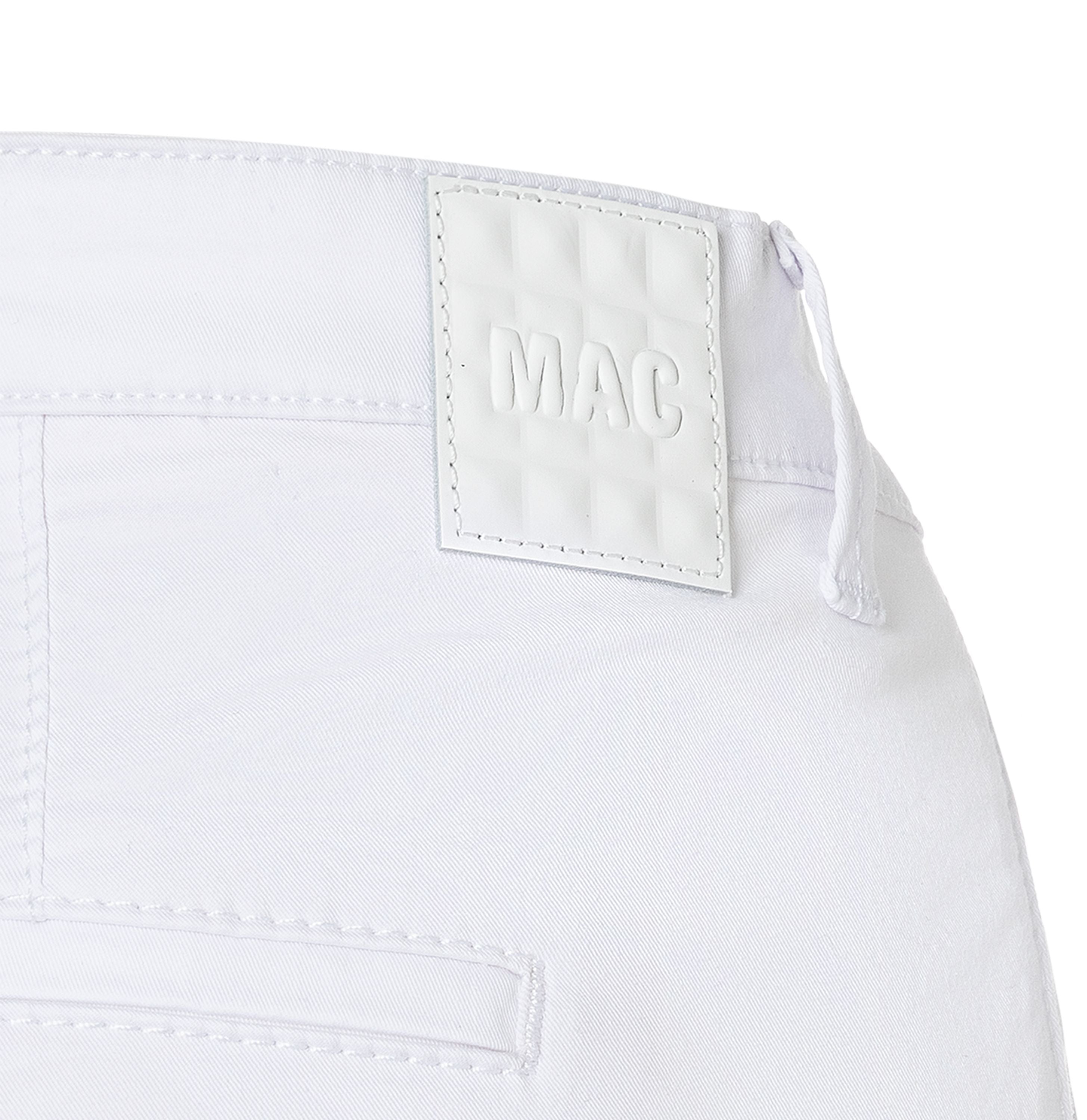 MAC JEANS - CHINO, Authentic stretch gabardine - Slim Fit - 3075-00-0434L-010 - weiß