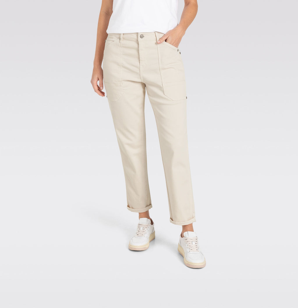 MAC JEANS - IOWA, Auth. comfort vintage denim - Relaxed Fit - 2803-00-0333L-014R - weiß