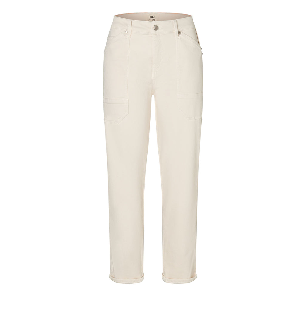 MAC JEANS - IOWA, Auth. comfort vintage denim - Relaxed Fit - 2803-00-0333L-014R - weiß