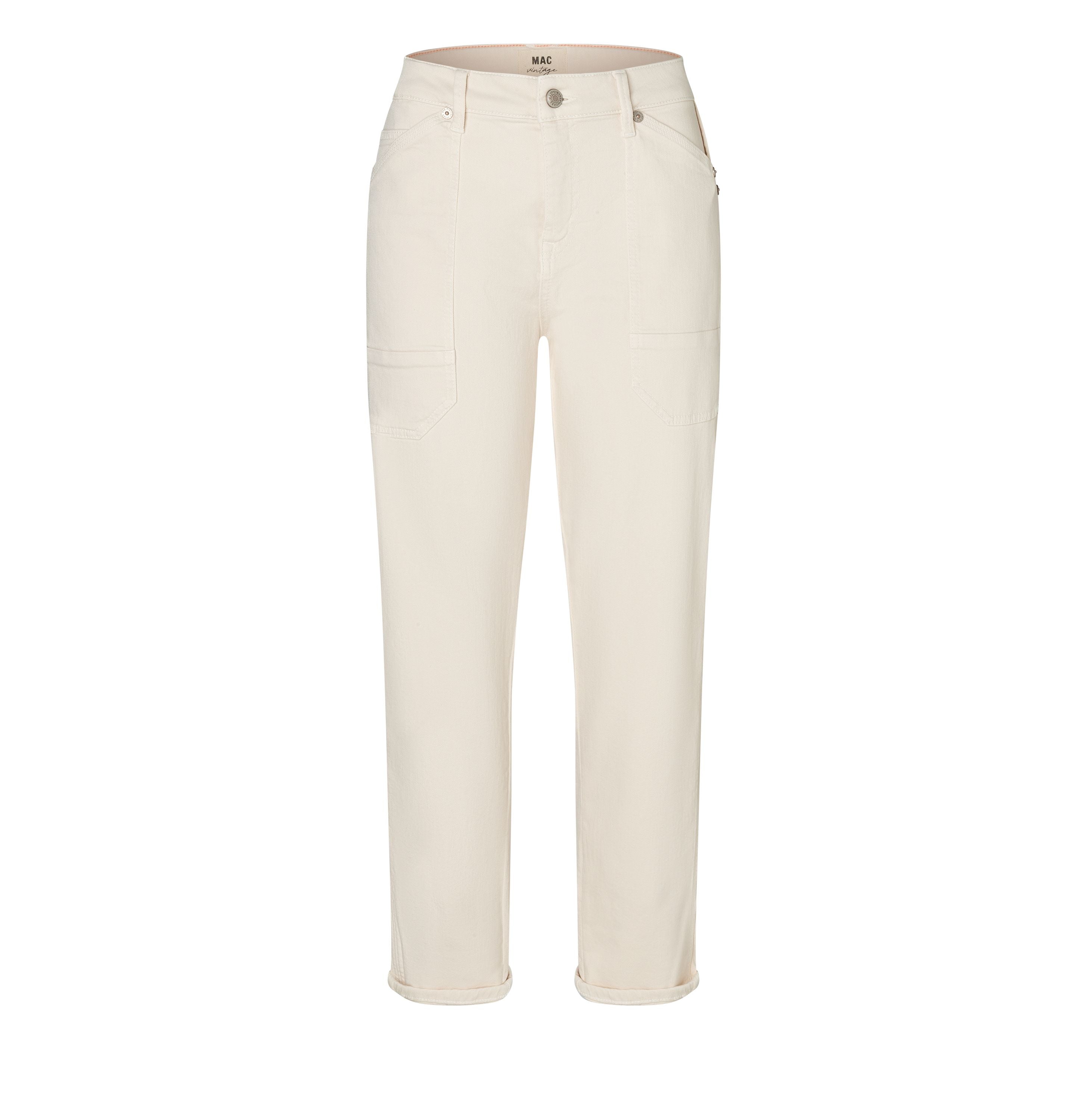 MAC JEANS - IOWA, Auth. comfort vintage denim - Relaxed Fit - 2803-00-0333L-014R - weiß
