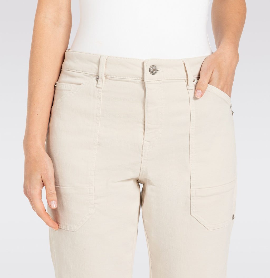 MAC JEANS - IOWA, Auth. comfort vintage denim - Relaxed Fit - 2803-00-0333L-014R - weiß