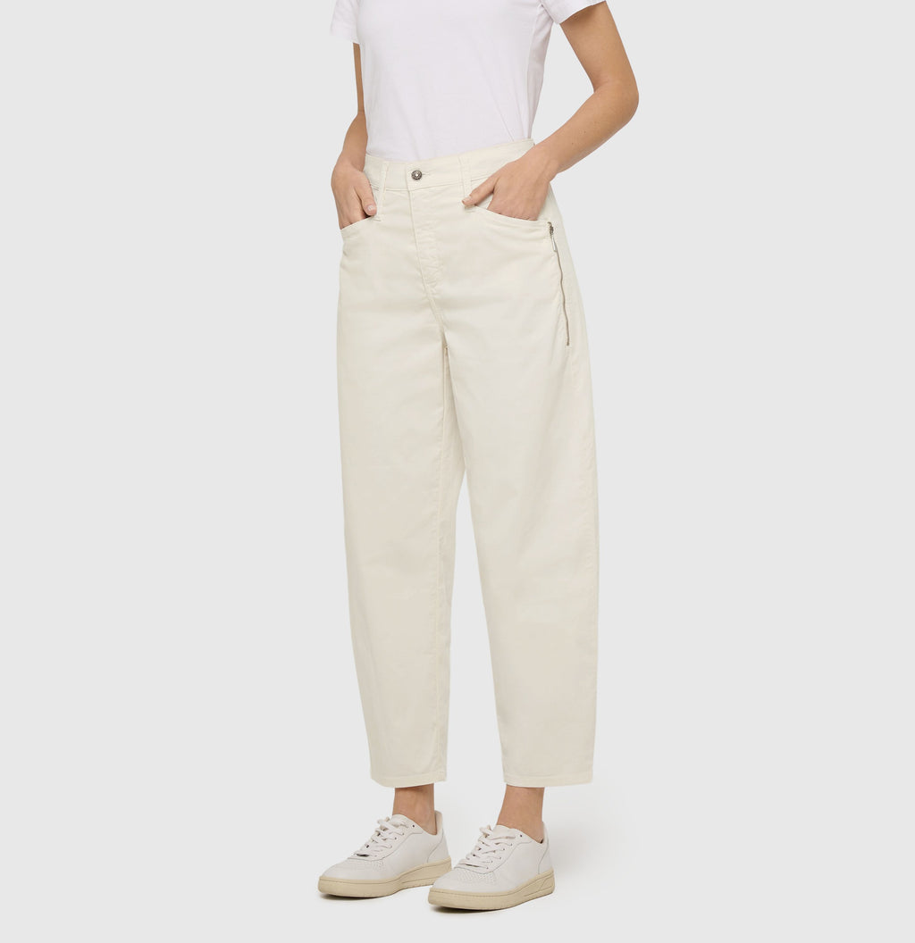 MAC JEANS - BORA, Authentic stretch gabardine - Relaxed Fit - 3141-00-0434L-014R - weiß