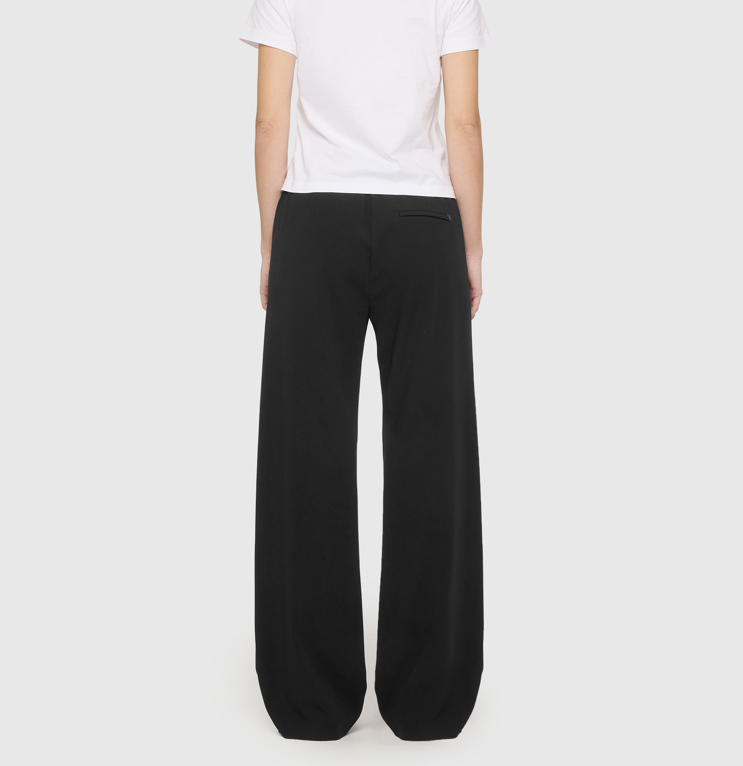 MAC JEANS - CHRISTY, Floating crepe - Wide Fit - 3418-00-0231L-090 - schwarz