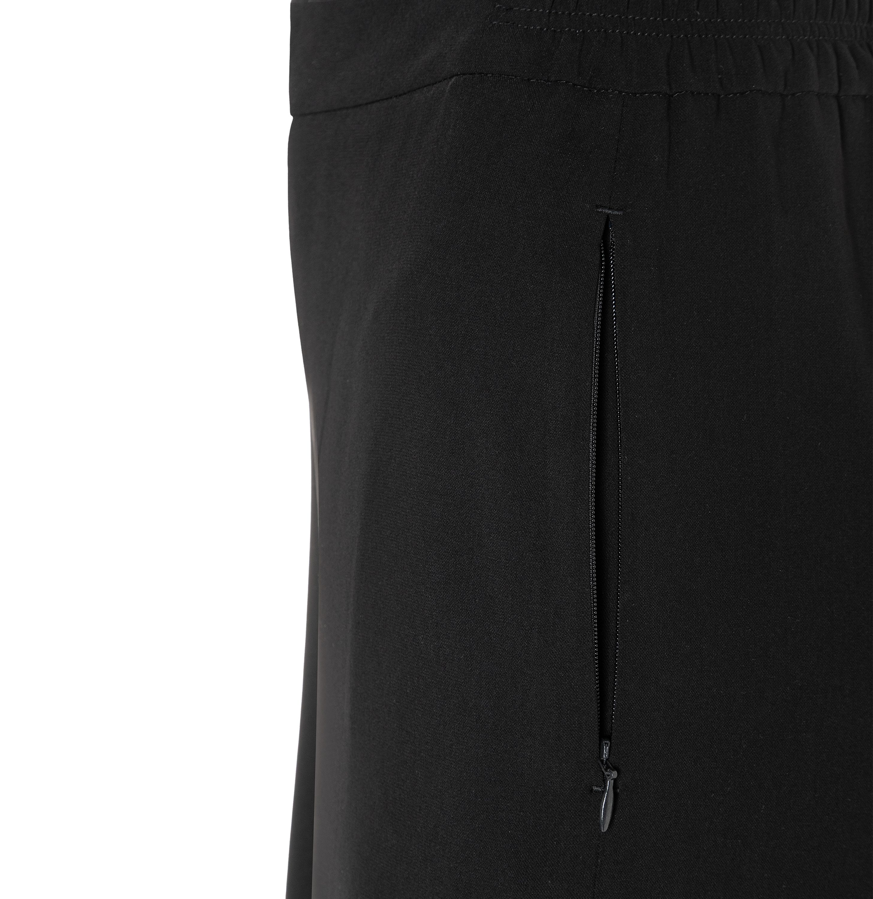 MAC JEANS - CORALIE, Floating crepe - Wide Fit - 3421-00-0231L-090 - schwarz