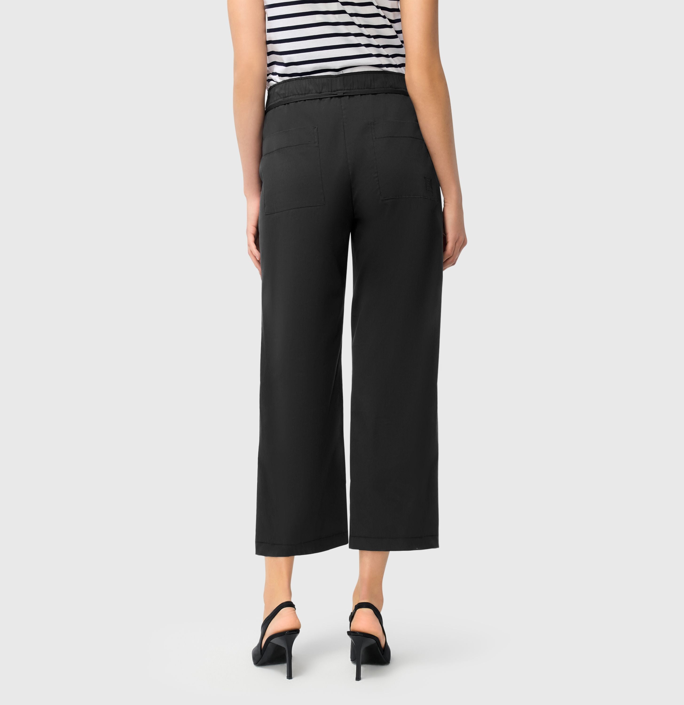 MAC JEANS - CHIARA BELT, Ultra light - Wide Fit - 3453-00-0400L-090 - schwarz