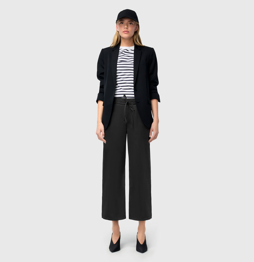 MAC JEANS - CHIARA BELT, Ultra light - Wide Fit - 3453-00-0400L-090 - schwarz