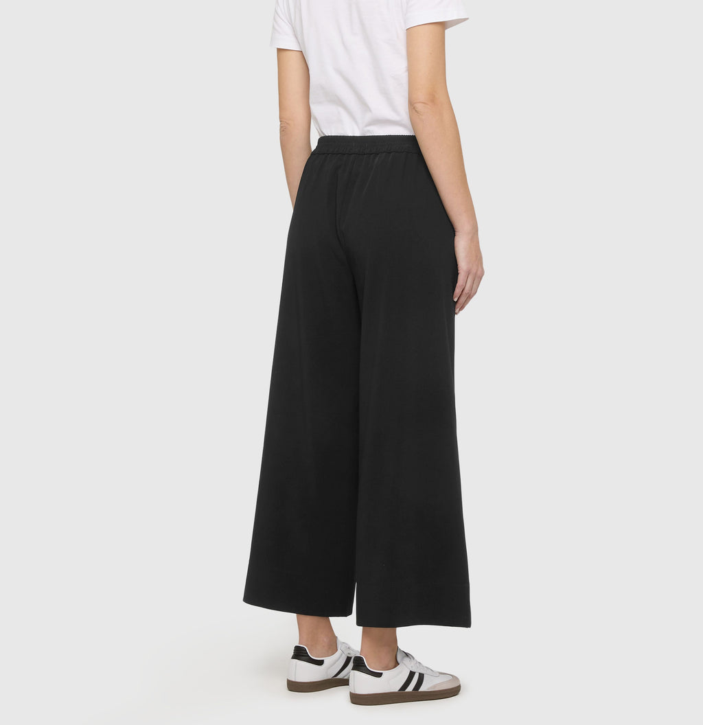 MAC JEANS - CORALIE, Floating crepe - Wide Fit - 3493-00-0231L-090 - schwarz