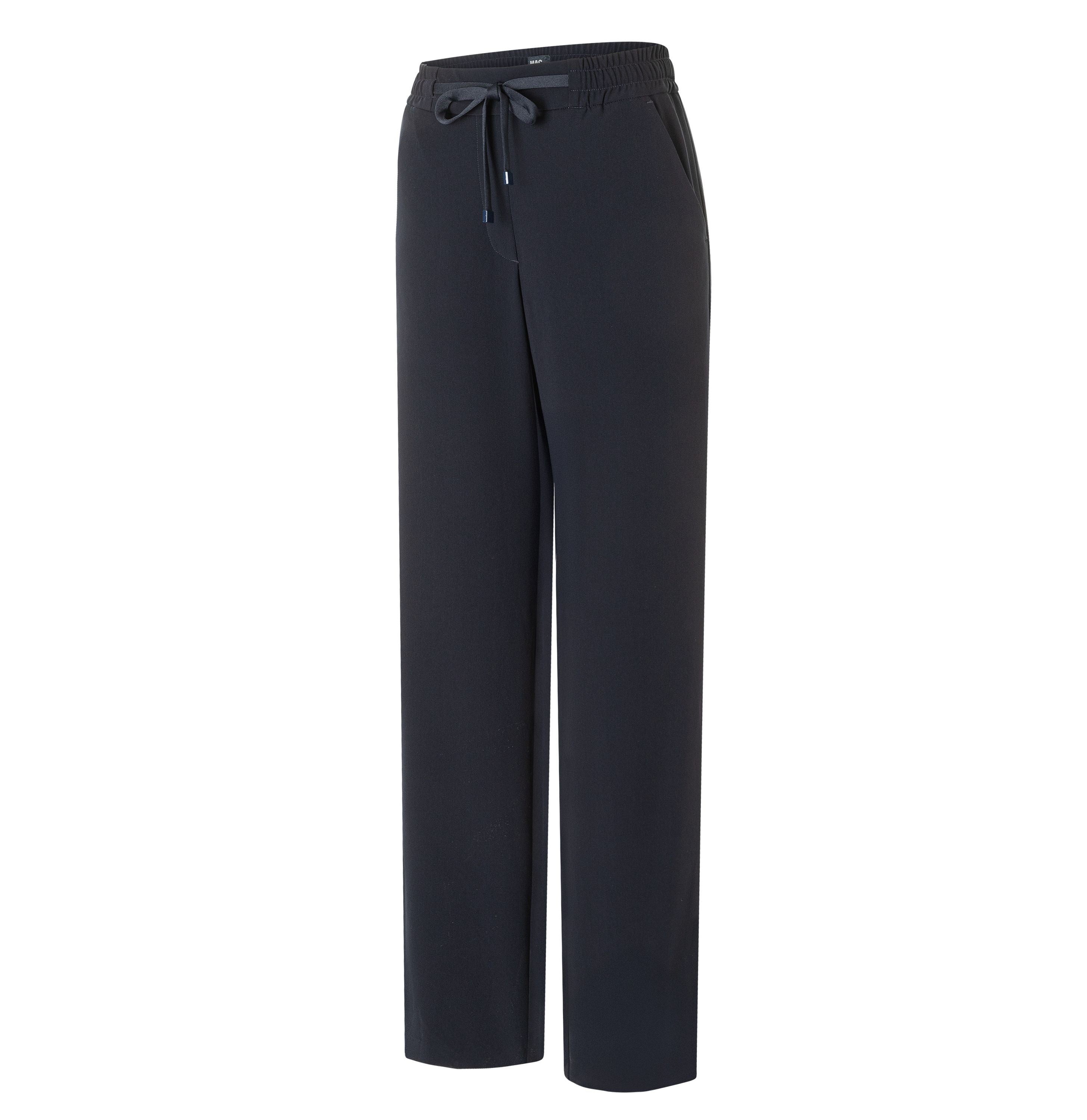 MAC JEANS - CHRISTY, Floating crepe - Wide Fit - 3418-00-0231L-198 - blau