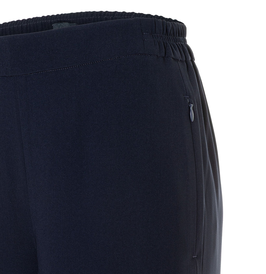 MAC JEANS - CORALIE, Floating crepe - Wide Fit - 3493-00-0231L-198 - blau