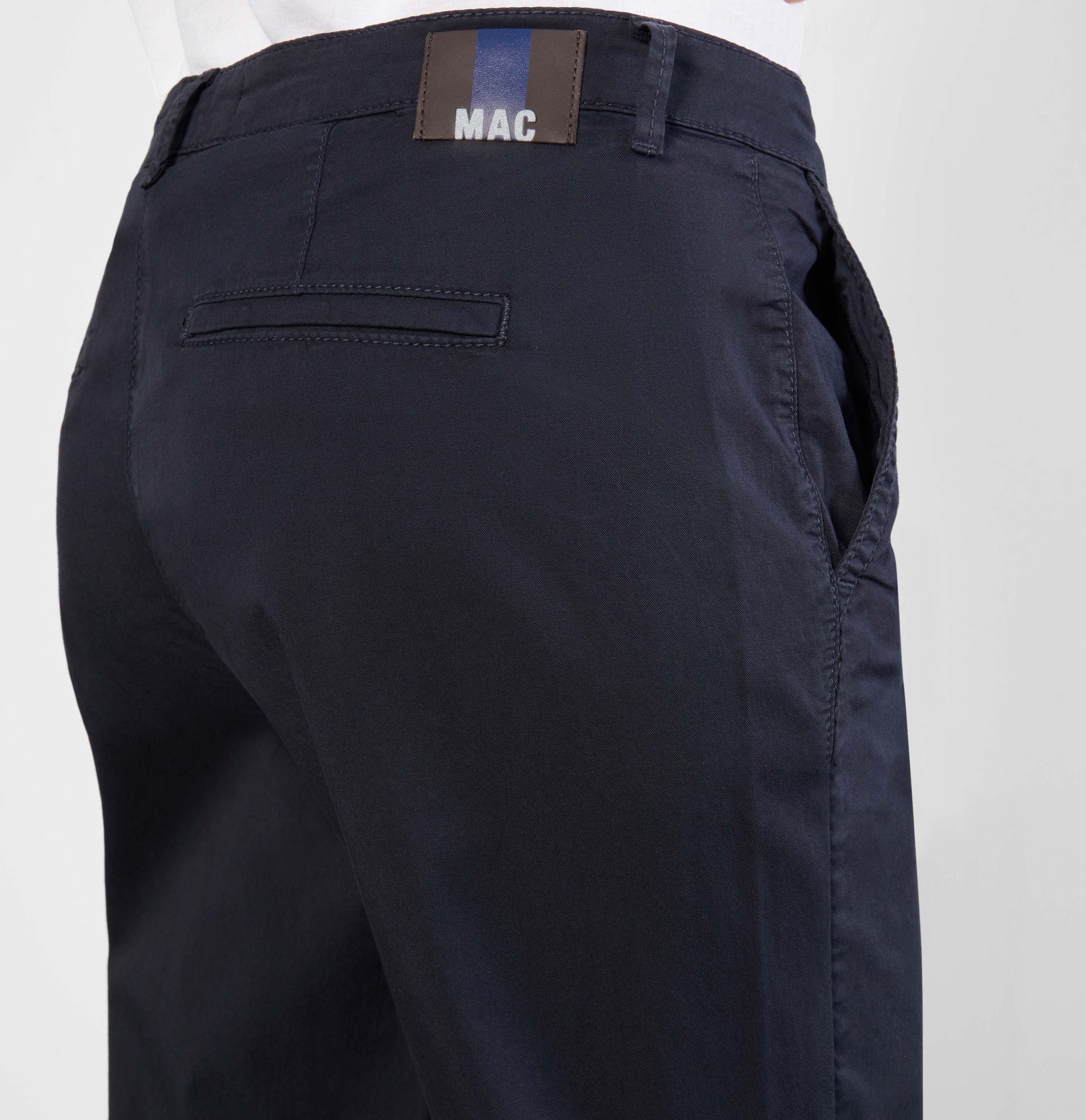 MAC JEANS - CHINO, Authentic stretch gabardine - Slim Fit - 3075-00-0434L-198R - blau