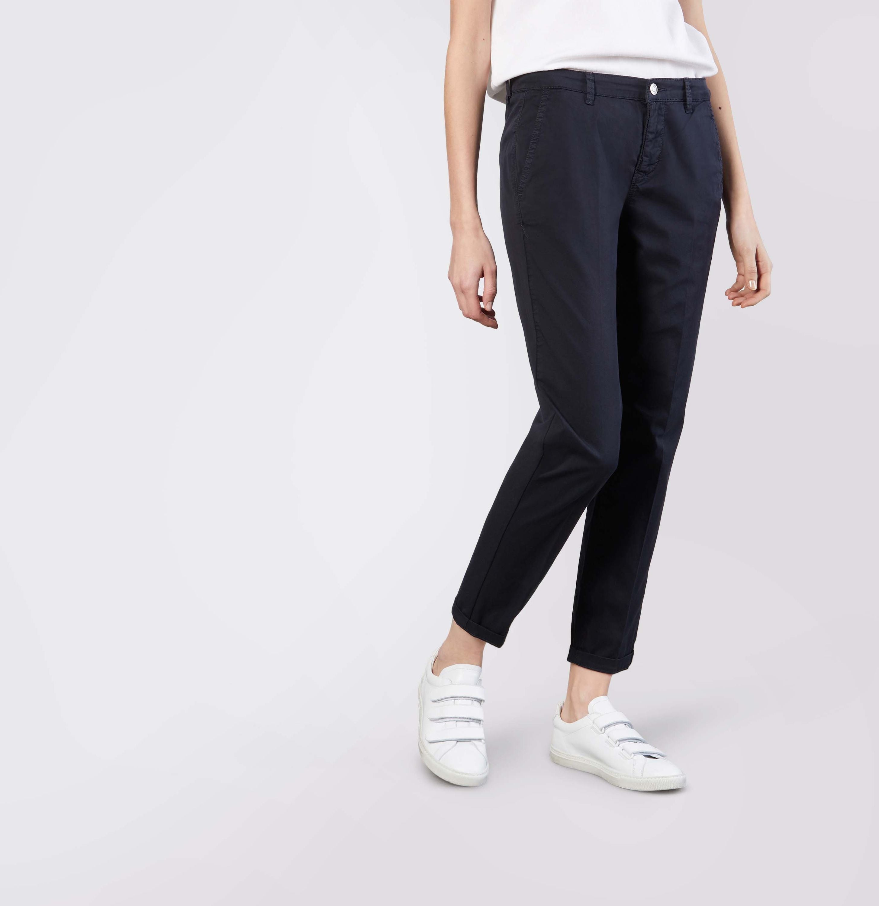 MAC JEANS - CHINO, Authentic stretch gabardine - Slim Fit - 3075-00-0434L-198R - blau