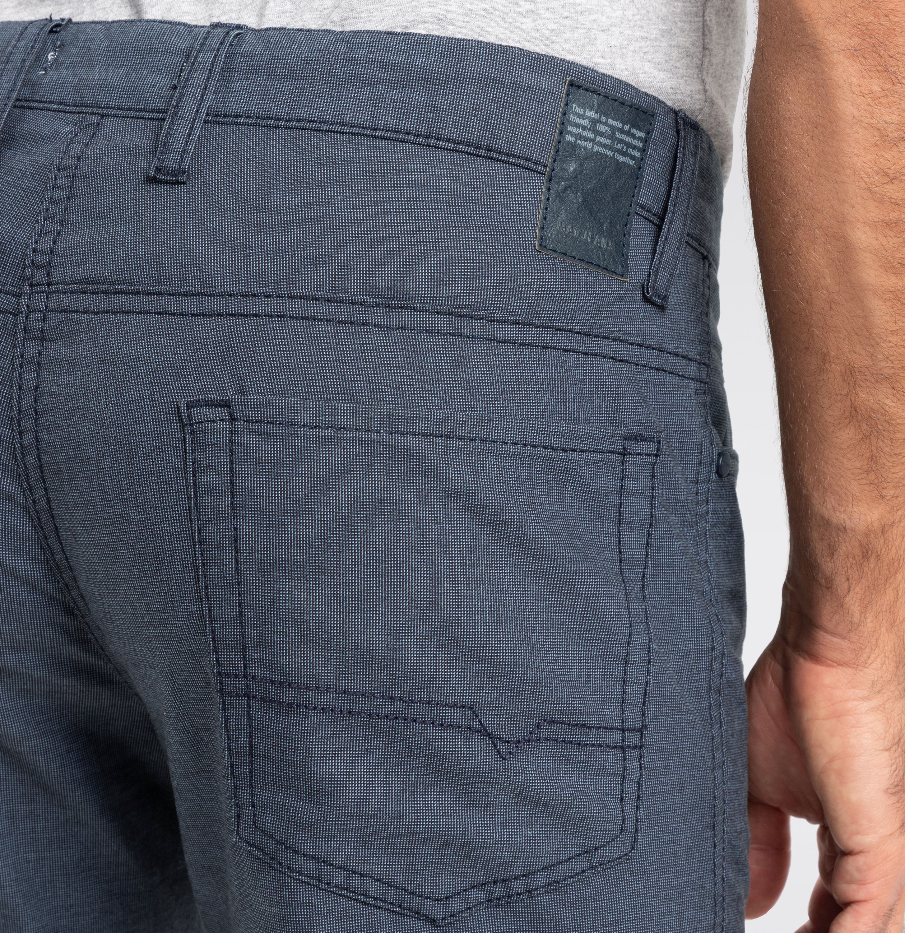 MAC JEANS - Arne, Summer Yarn Dyed Stretch - Modern Fit - 0600-92-0607L-199 - blau