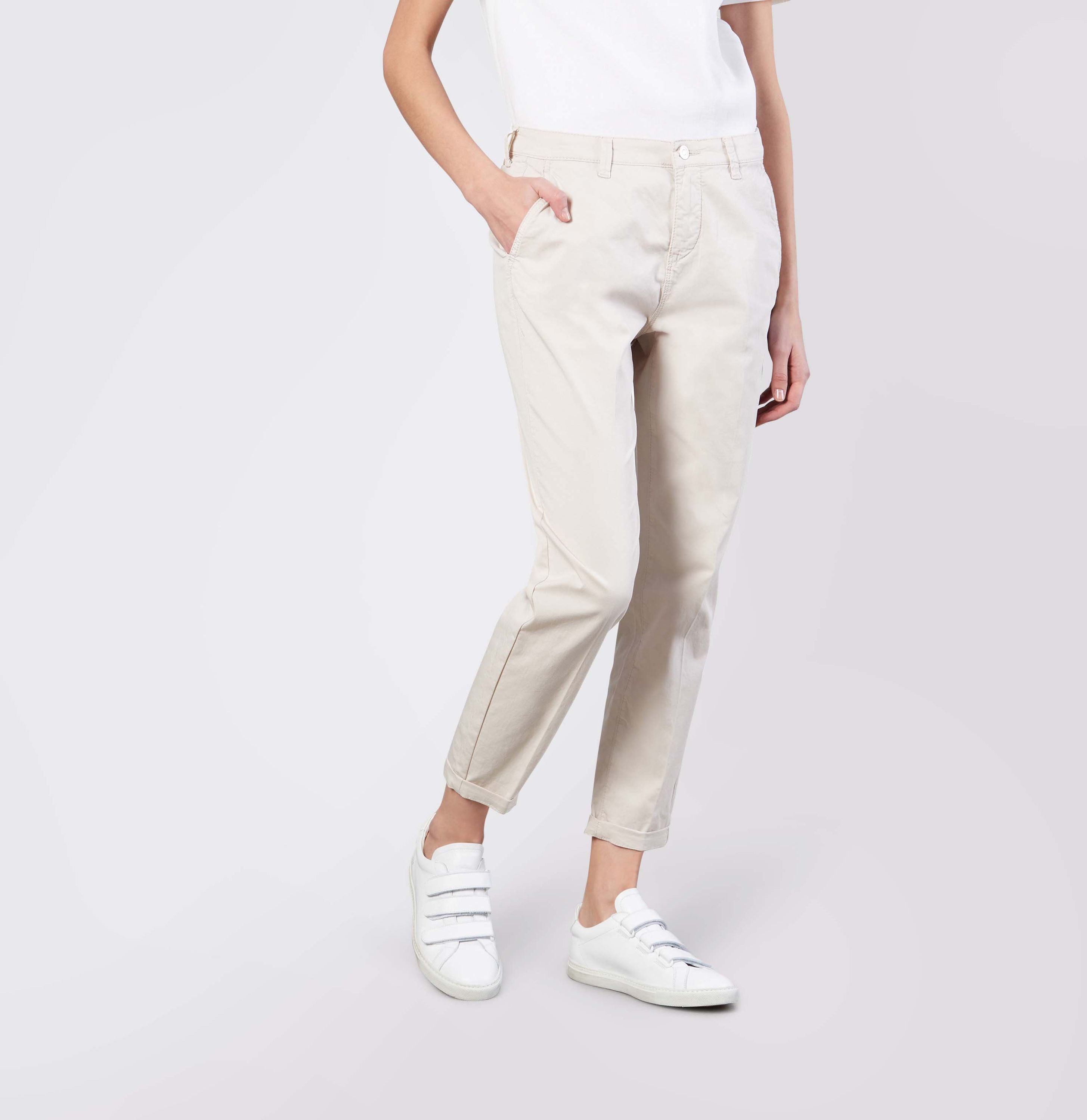 MAC JEANS - CHINO, Authentic stretch gabardine - Slim Fit - 3075-00-0434L-208R - beige