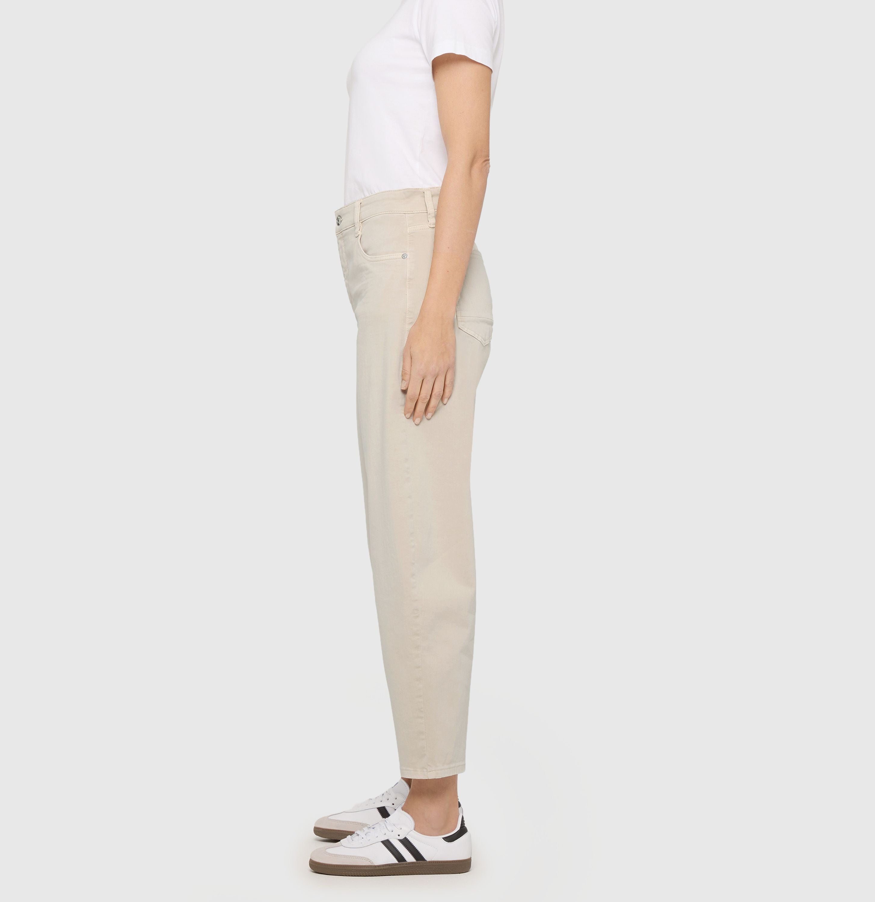 MAC JEANS - DANNI 2.3, Authentic High Stretch Gabardine - Barrel Fit - 3107-00-0423L-208V - beige