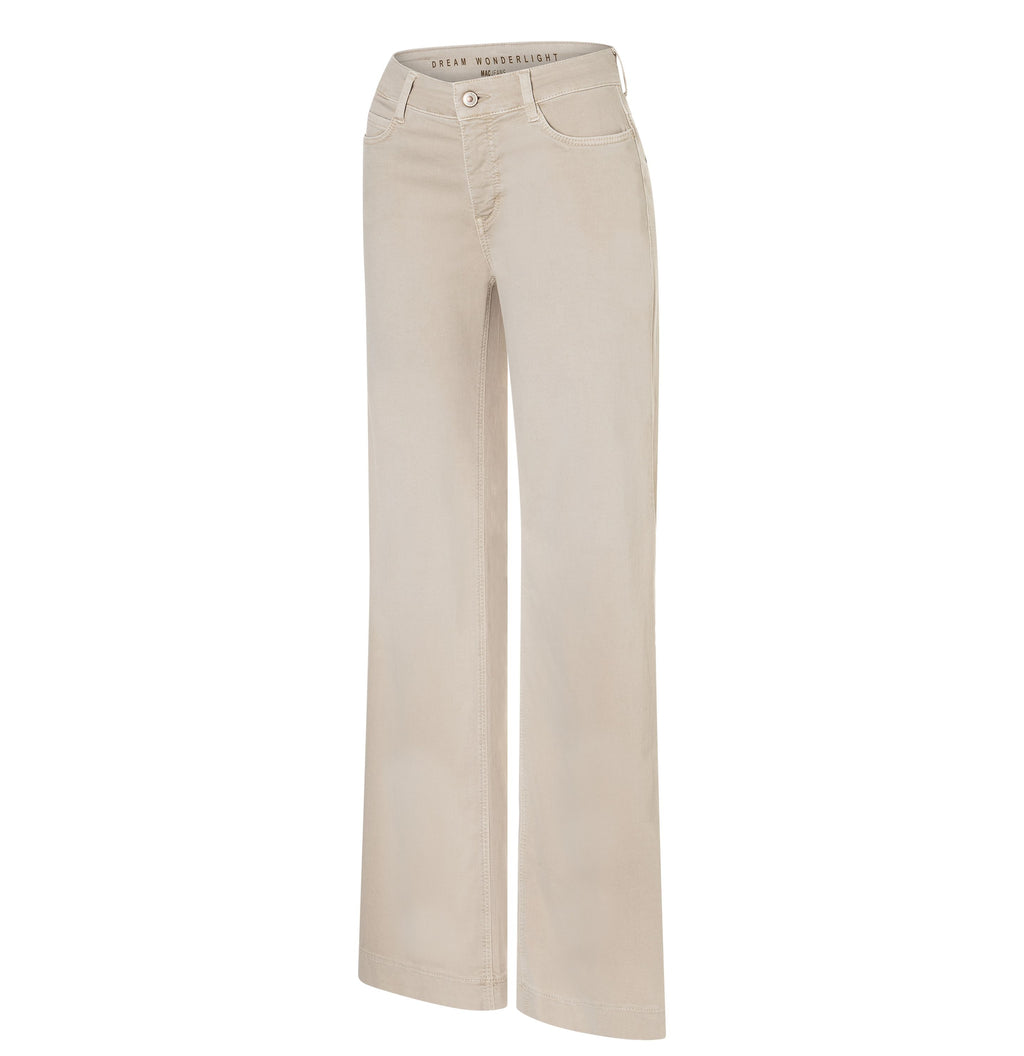 MAC JEANS - DREAM WIDE, DREAM Wonder light Denim - Wide Fit - 5441-00-0351L-214W - beige