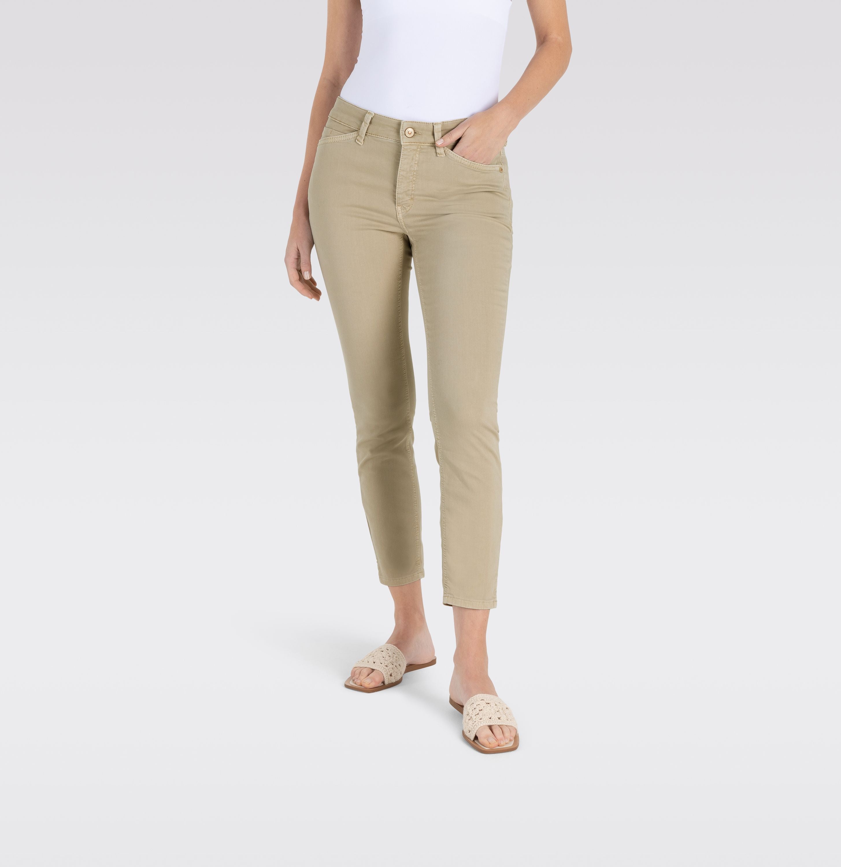 MAC JEANS - DREAM SUMMER, DREAM Wonder light Denim - Slim Fit - 5492-00-0351L-214W - beige