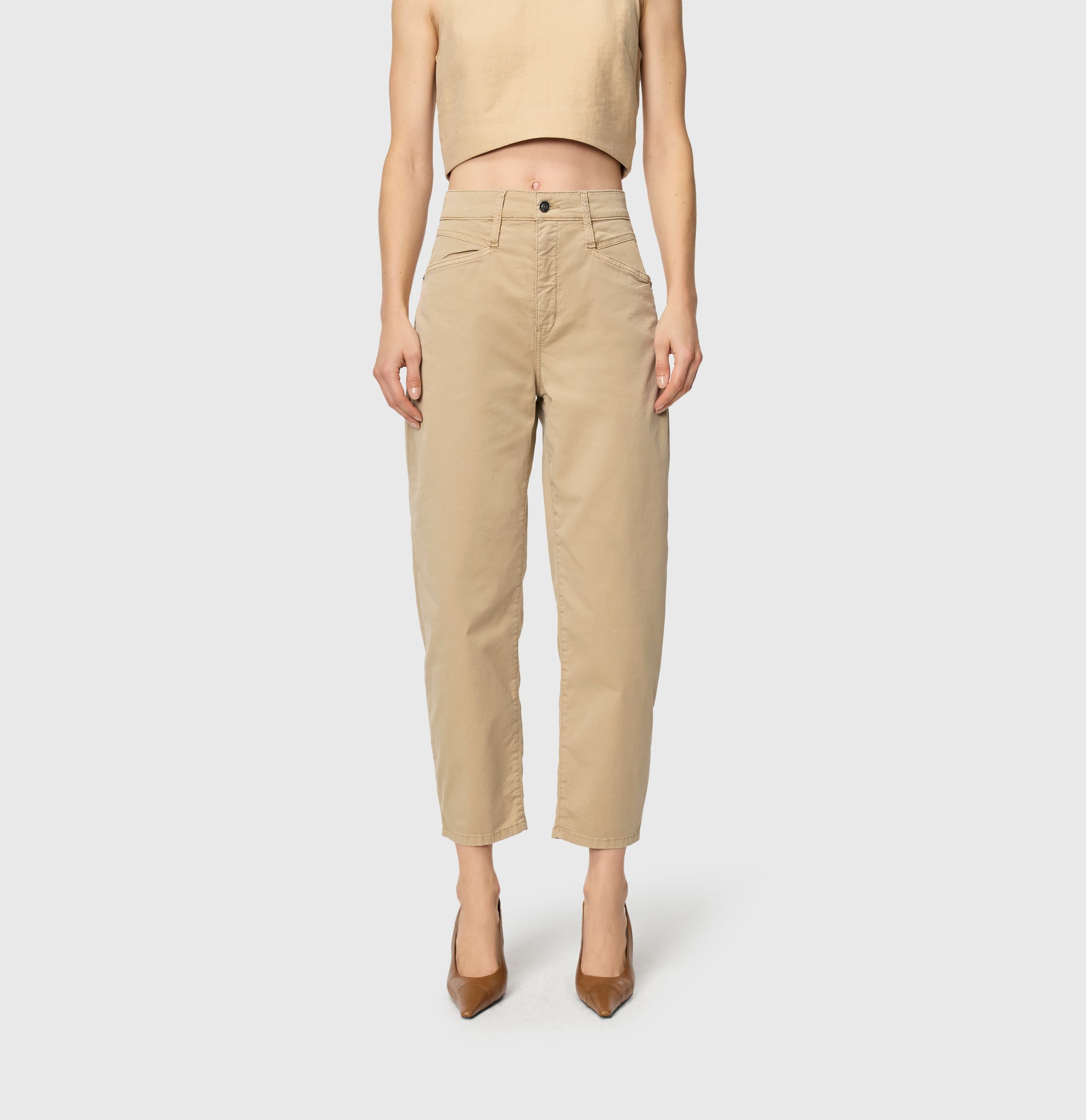 MAC JEANS - BORA, Authentic stretch gabardine - Relaxed Fit - 3141-00-0434L-257A - braun