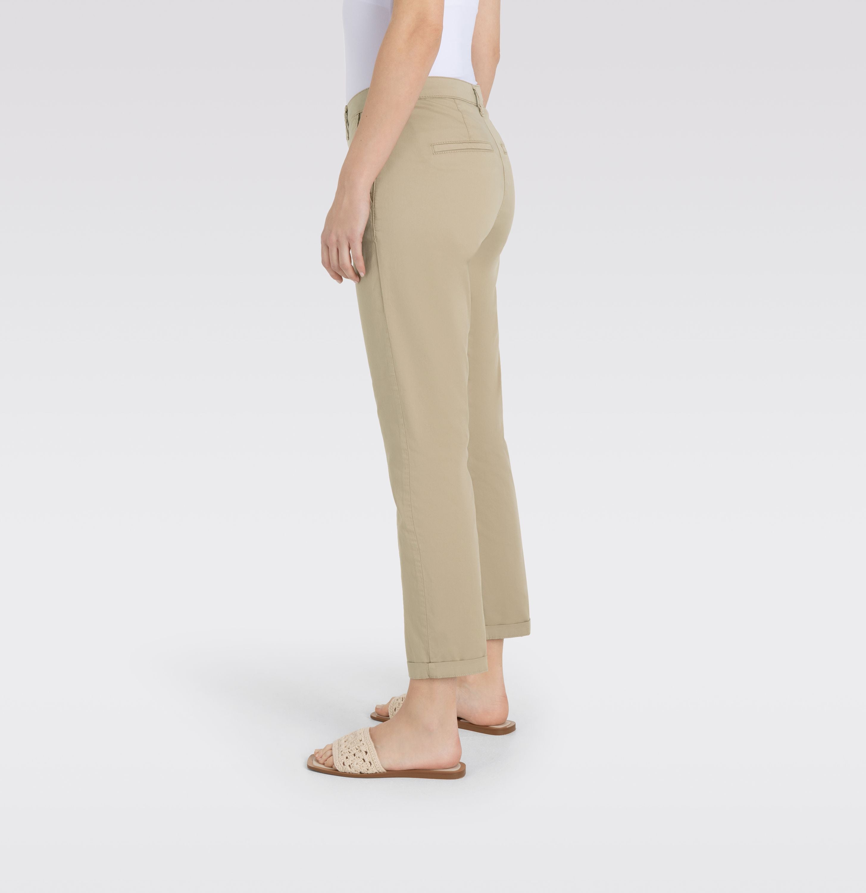 MAC JEANS - CHINO, Authentic stretch gabardine - Slim Fit - 3075-00-0434L-257R - braun