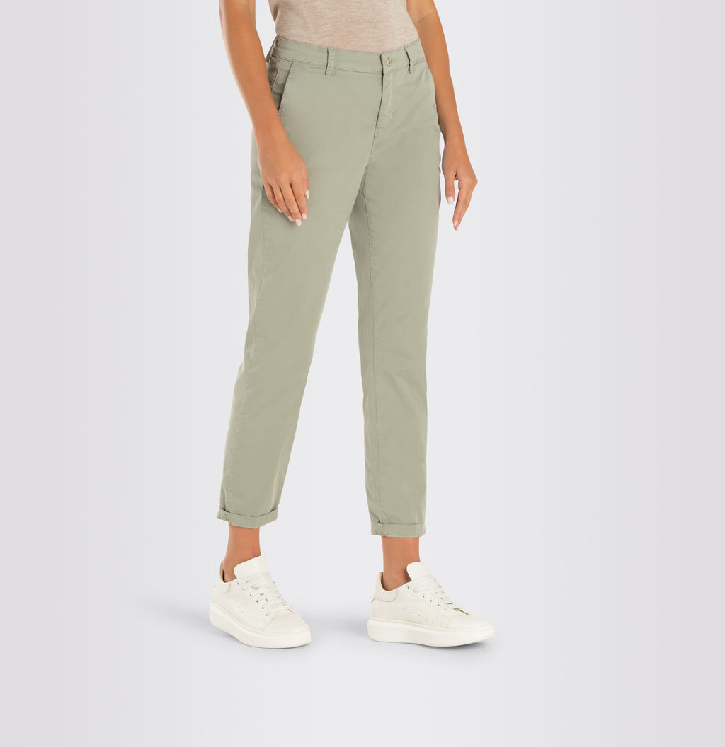 MAC JEANS - CHINO, Authentic stretch gabardine - Slim Fit - 3075-00-0434L-343R - grün