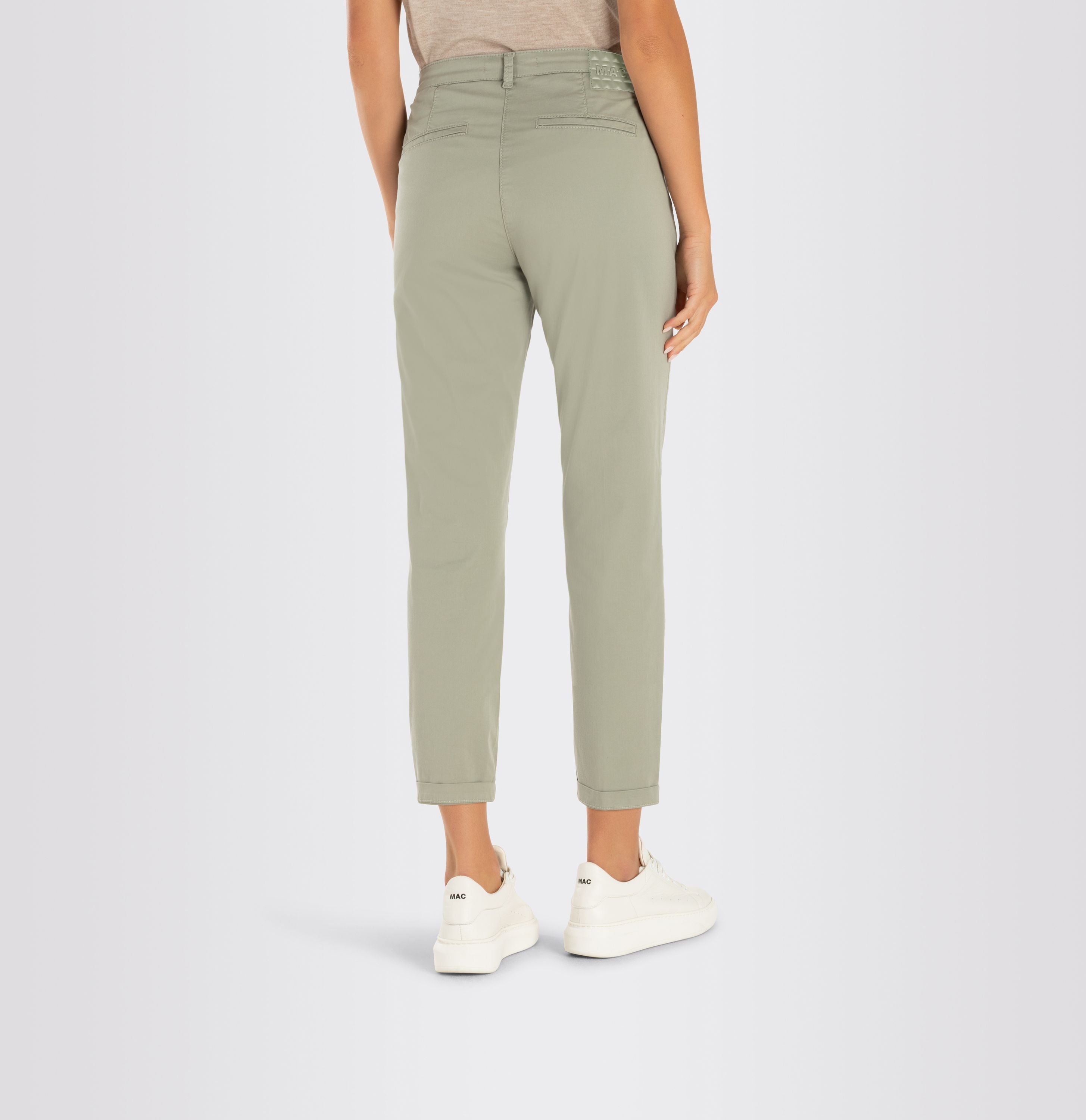 MAC JEANS - CHINO, Authentic stretch gabardine - Slim Fit - 3075-00-0434L-343R - grün