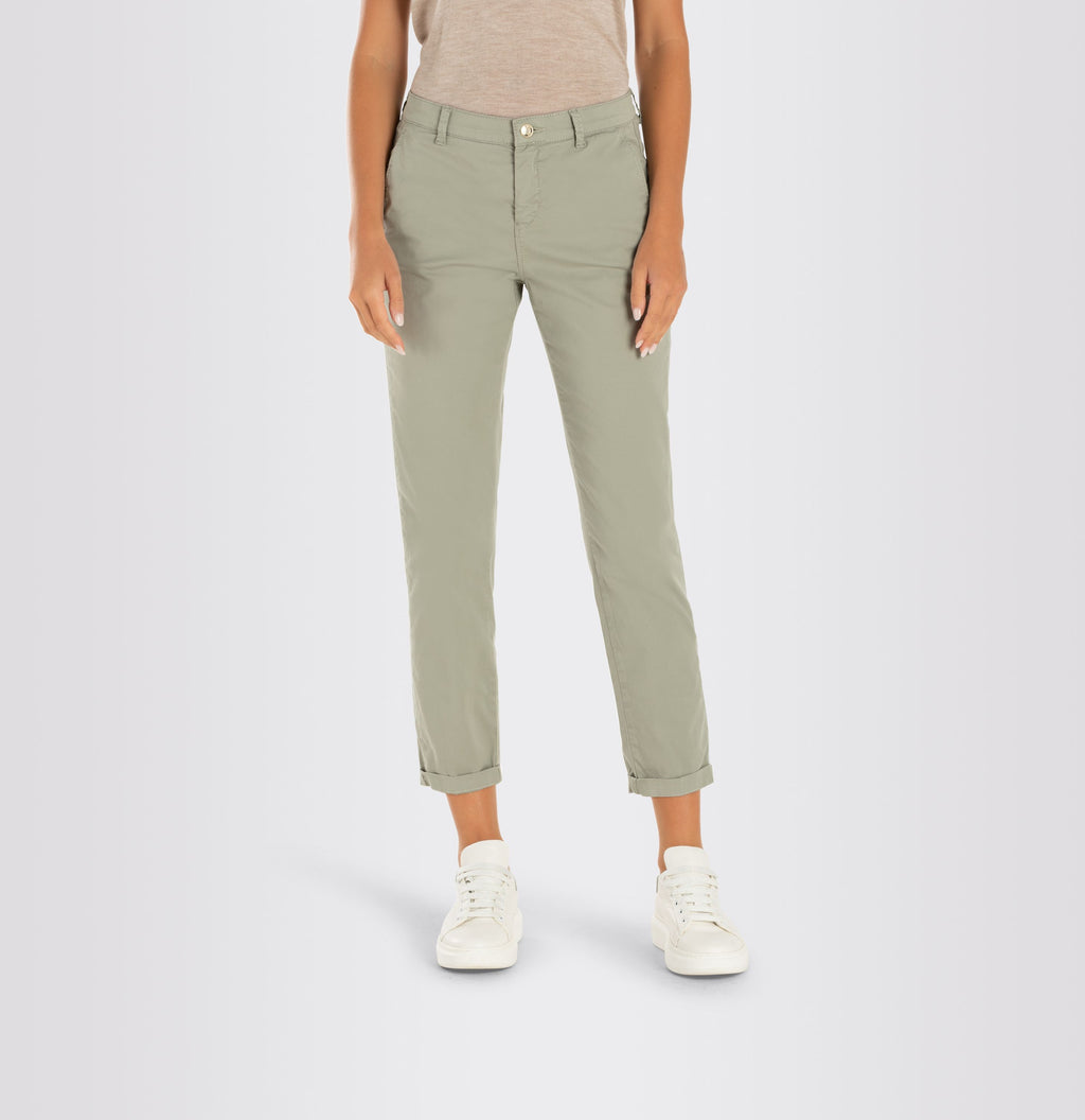 MAC JEANS - CHINO, Authentic stretch gabardine - Slim Fit - 3075-00-0434L-343R - grün