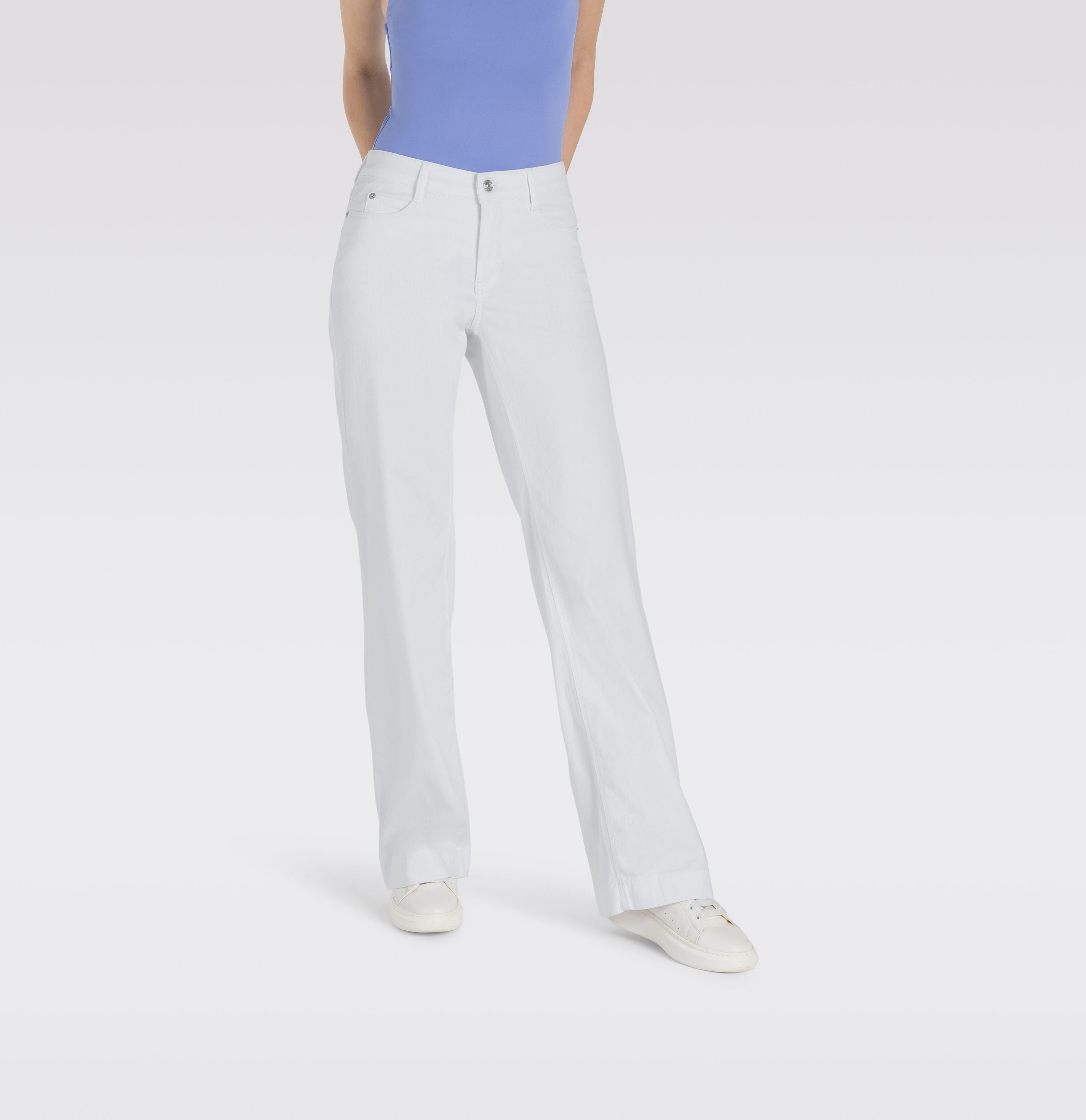 MAC JEANS - DREAM WIDE, DREAM Wonder light Denim - Wide Fit - 5441-90-0351L-D010 - weiß