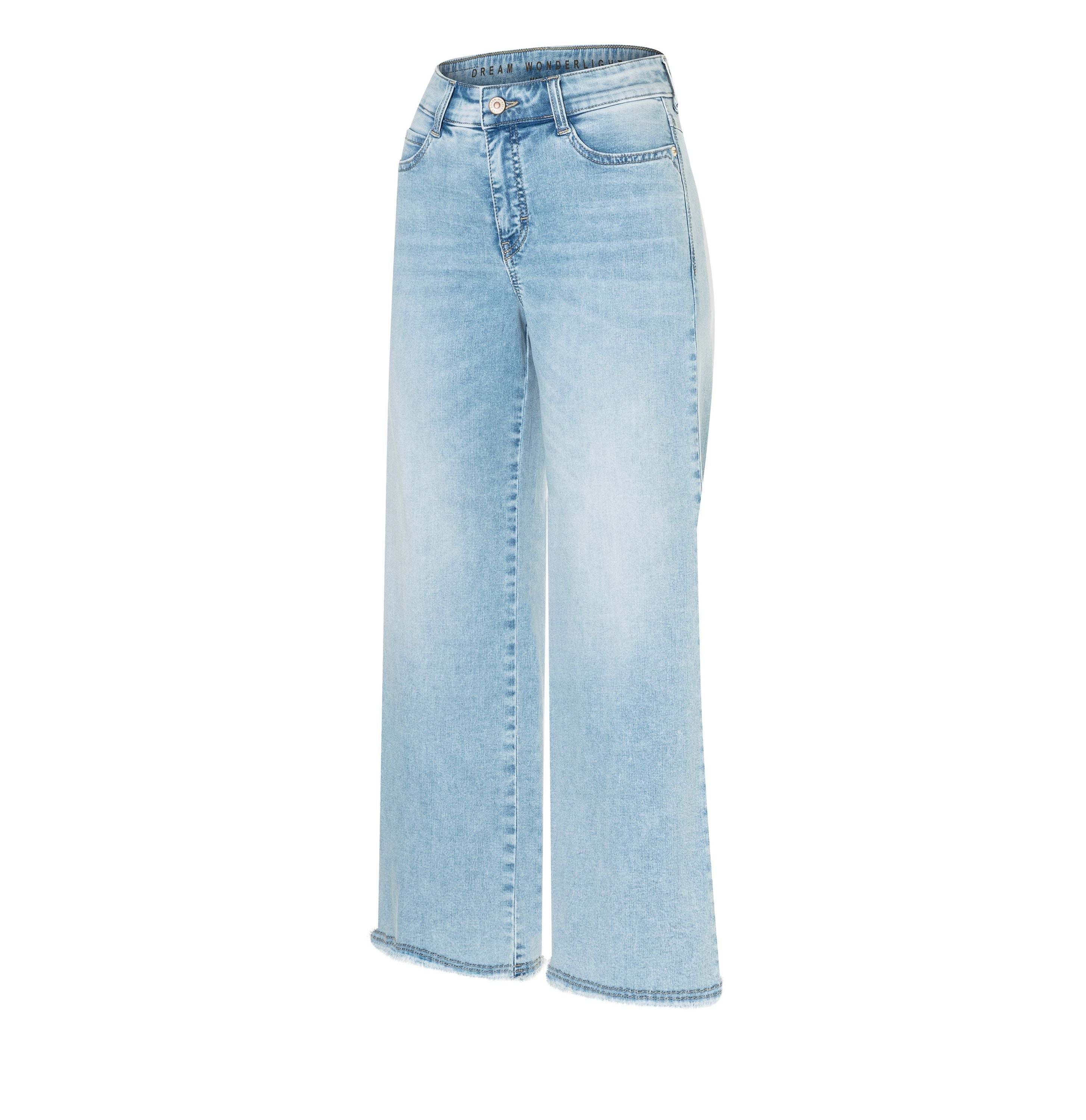 MAC JEANS - DREAM WIDE, DREAM Wonder light Denim - Wide Fit - 5438-90-0351L-D237 - blau