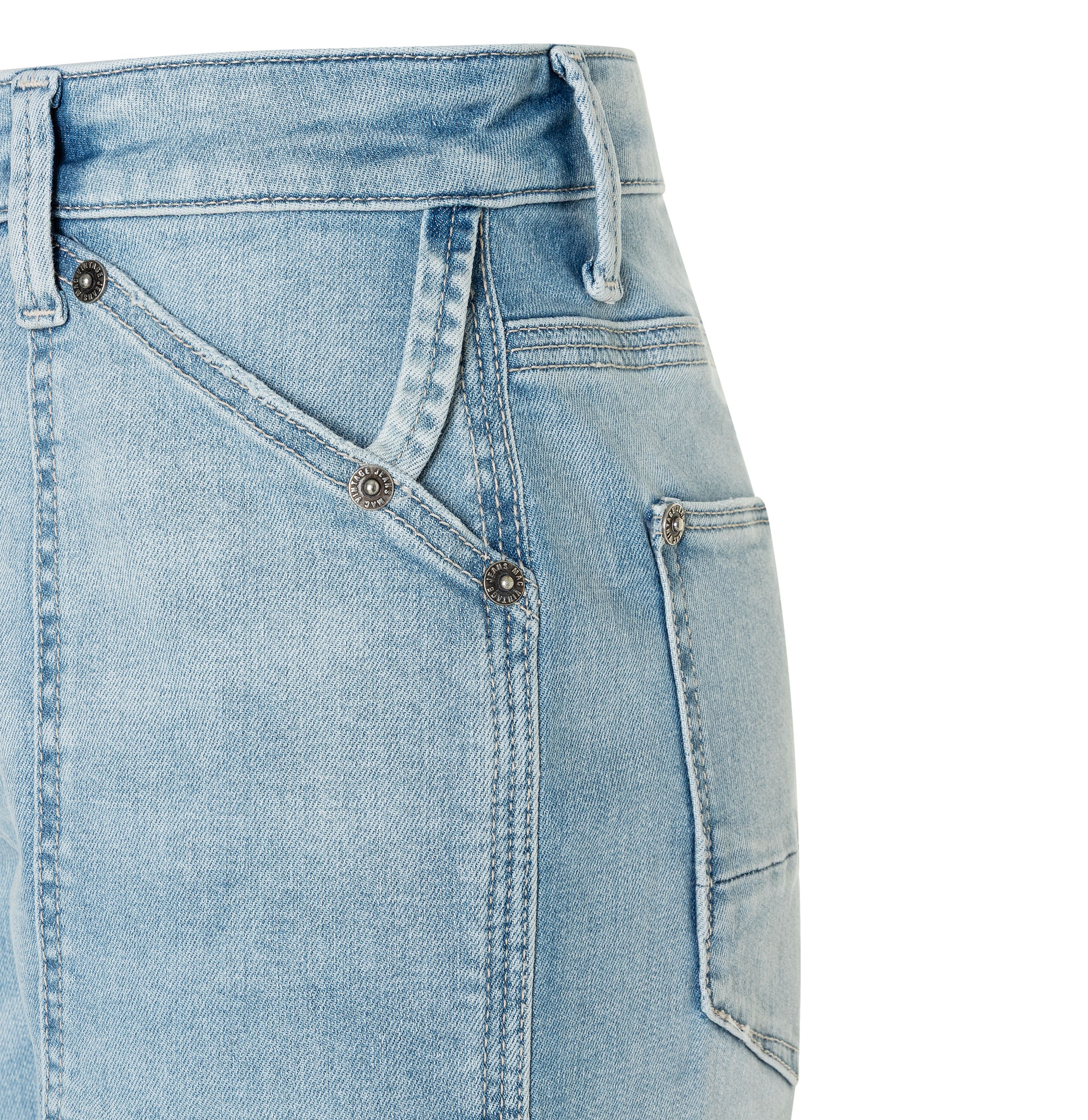 MAC JEANS - IOWA, Auth. comfort vintage denim - Relaxed Fit - 2803-90-0333L-D246 - blau